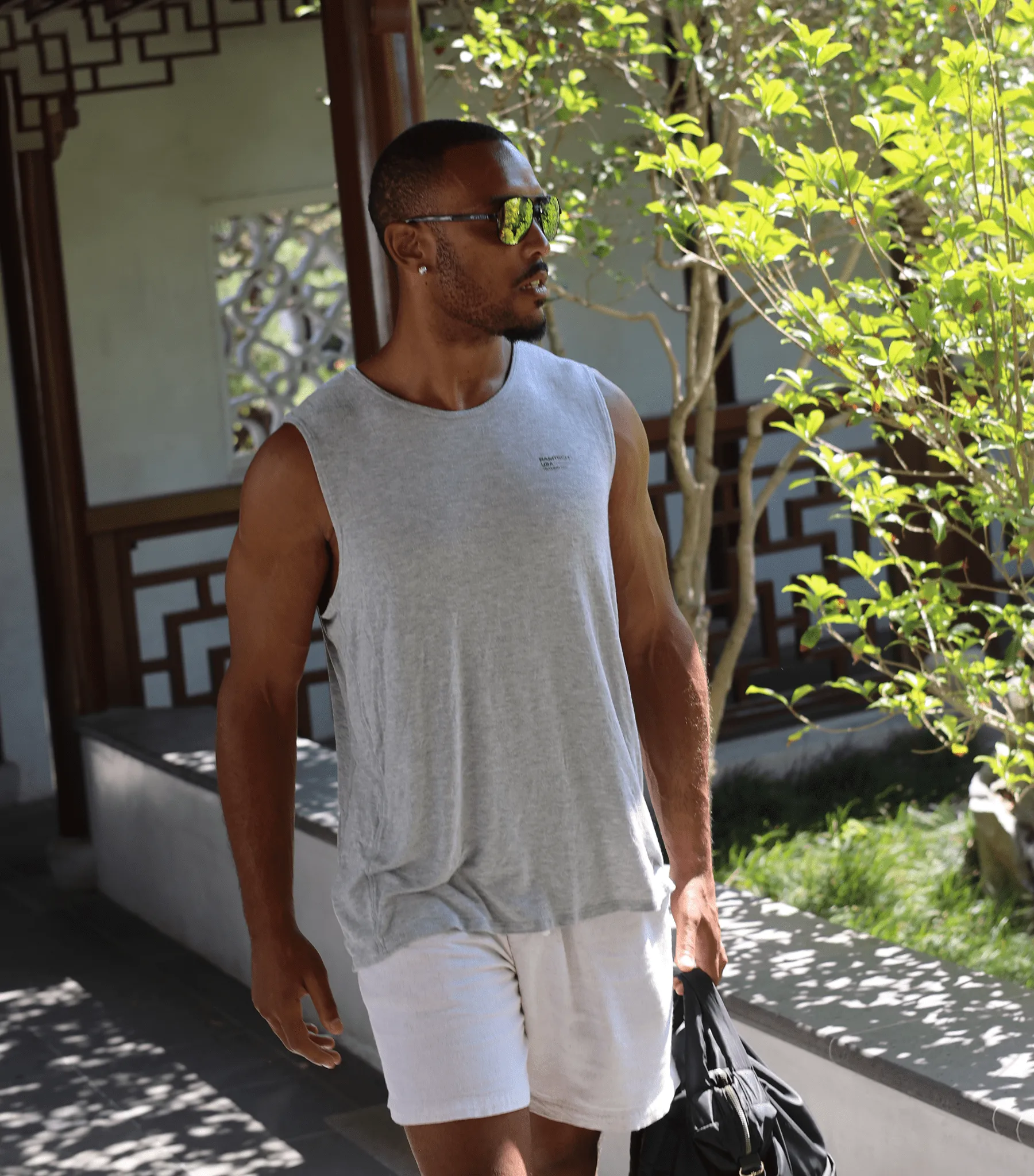 Bamboo Aerotech Tank - Training Div. Heather Grey sold by Bamtech product image thumbnail 4
