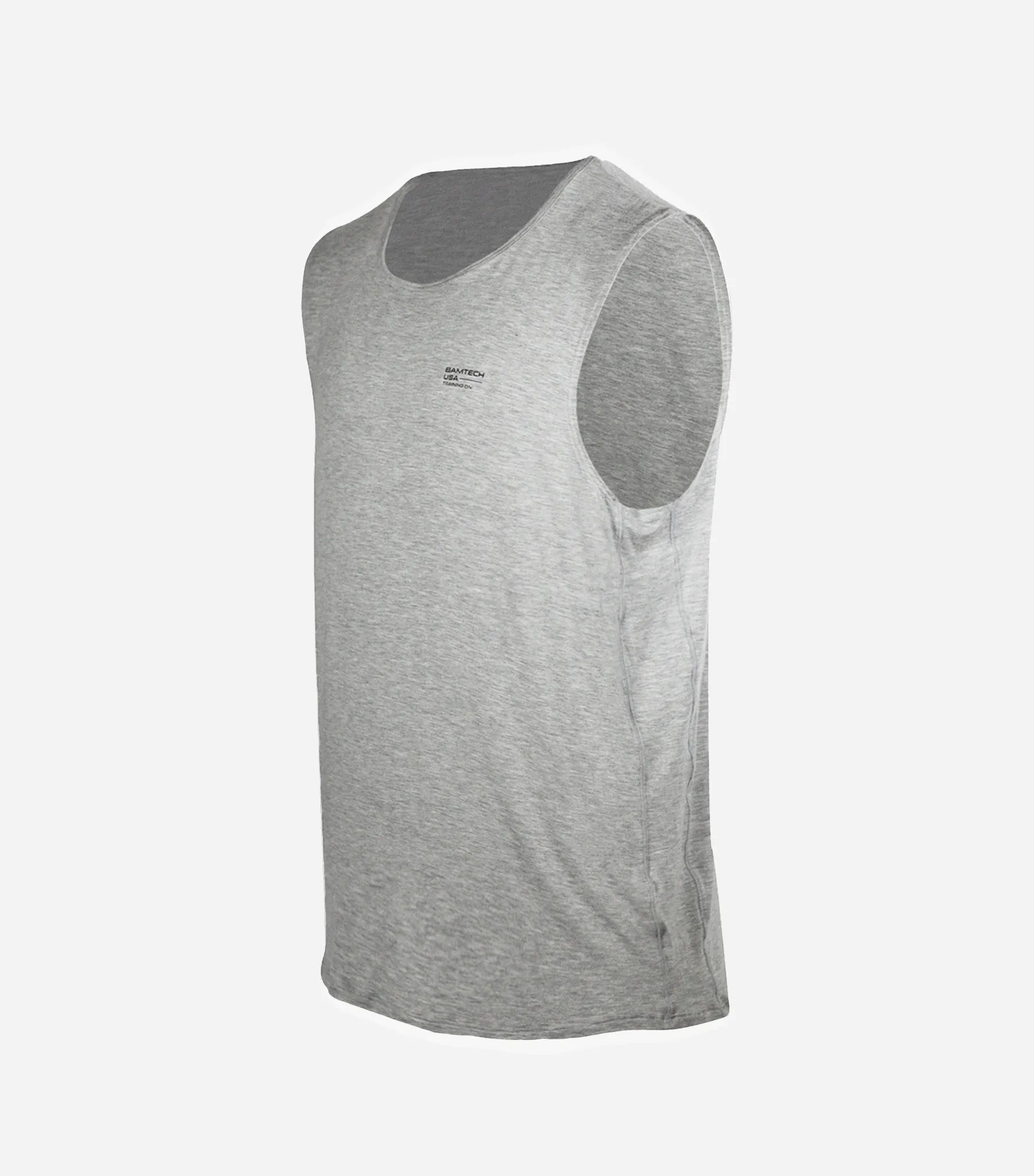Bamboo Aerotech Tank - Training Div. Heather Grey sold by Bamtech