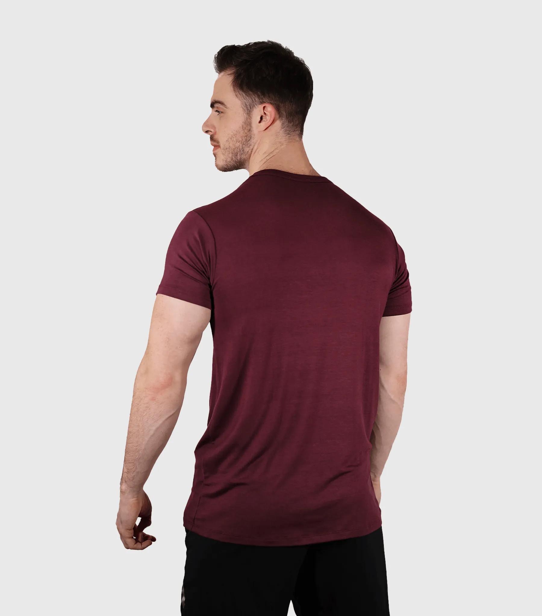 Bamboo Aerotech T-Shirt - Dark Plum sold by Bamtech product image thumbnail 5