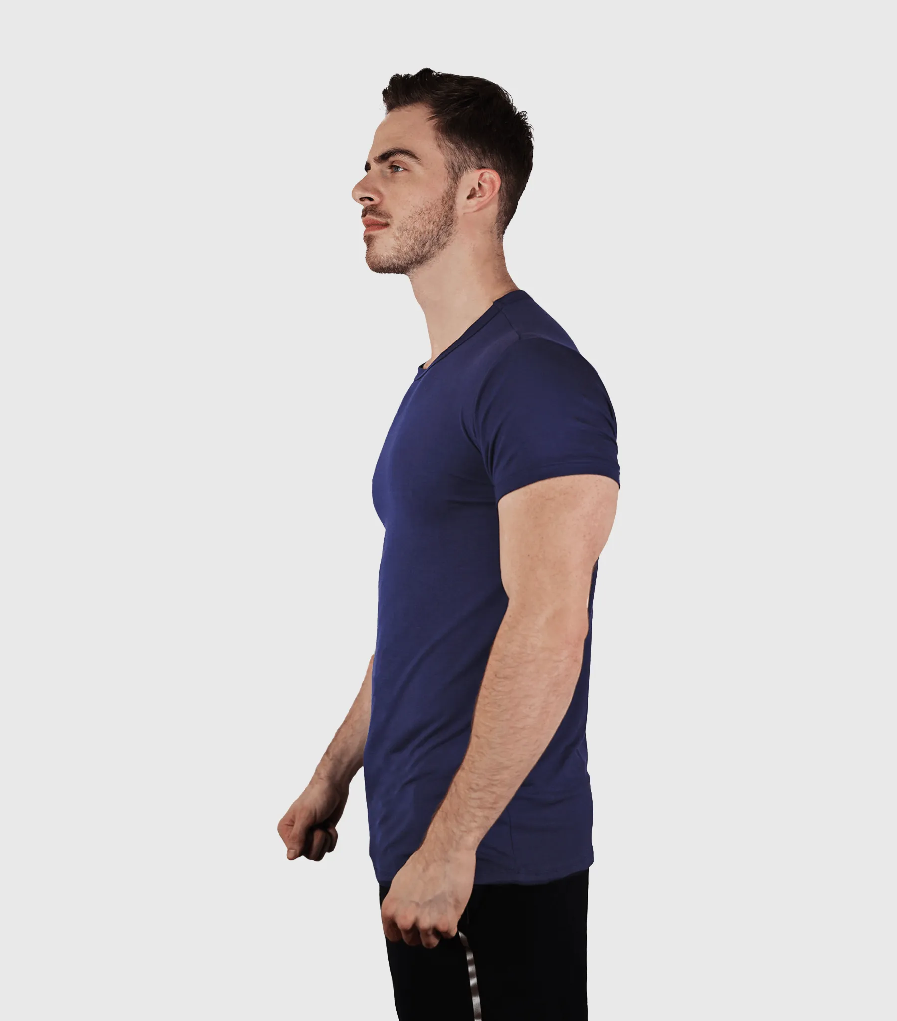 Bamboo Aerotech T-Shirt - Navy Blue sold by Bamtech product image thumbnail 4