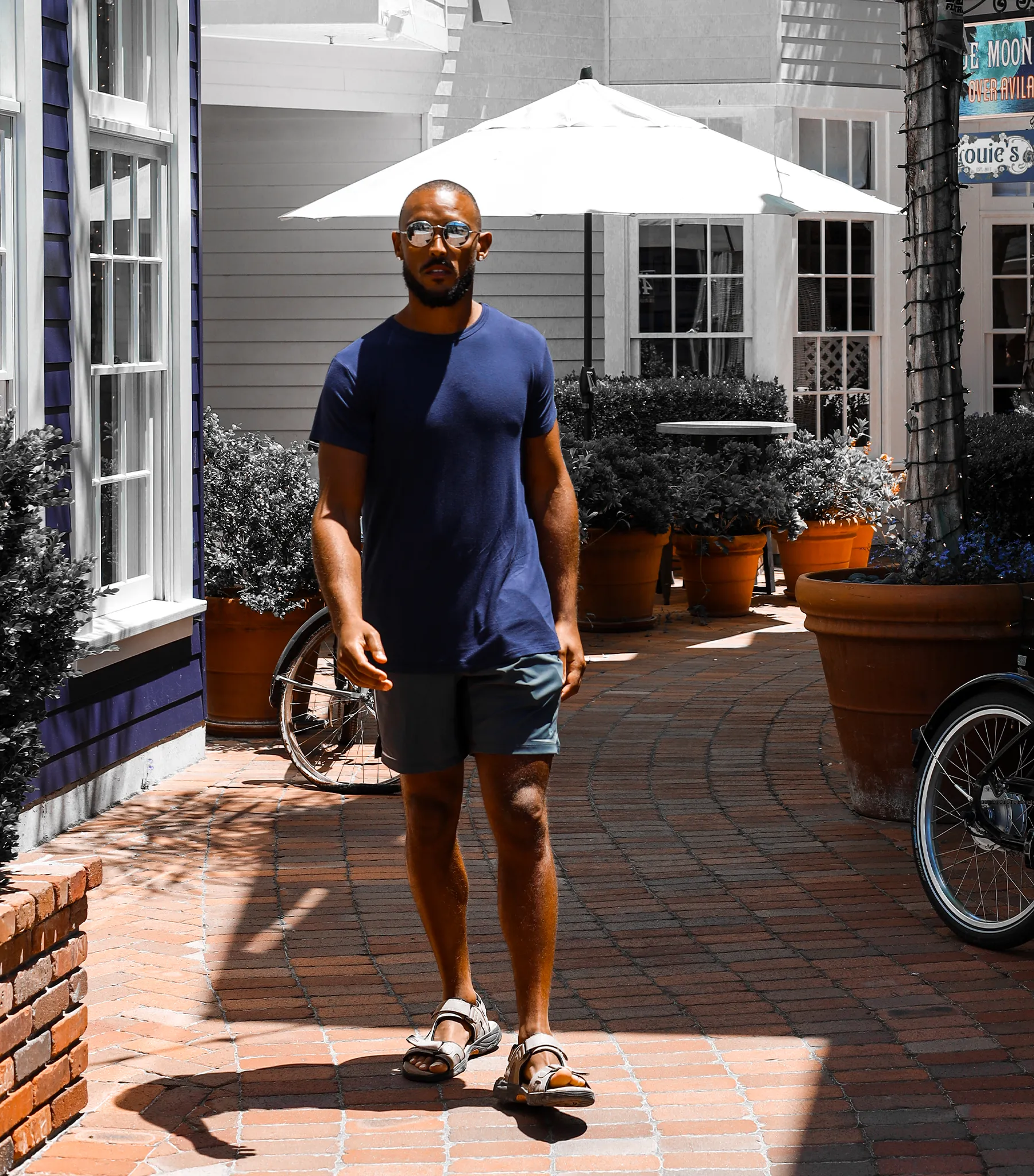 Bamboo Aerotech T-Shirt - Navy Blue sold by Bamtech product image thumbnail 2