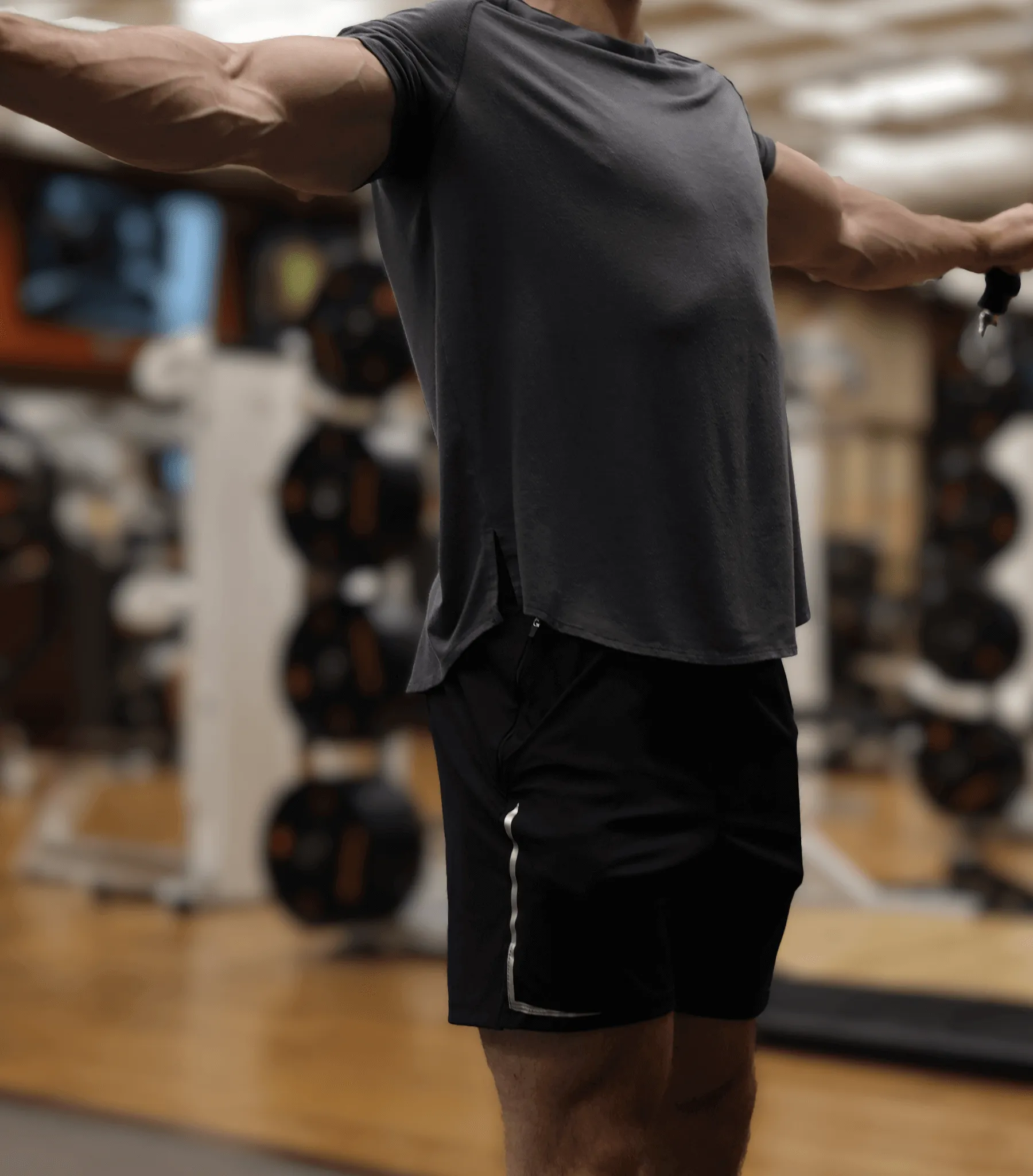 Dominate Training Shorts - Black sold by Bamtech product image thumbnail 5