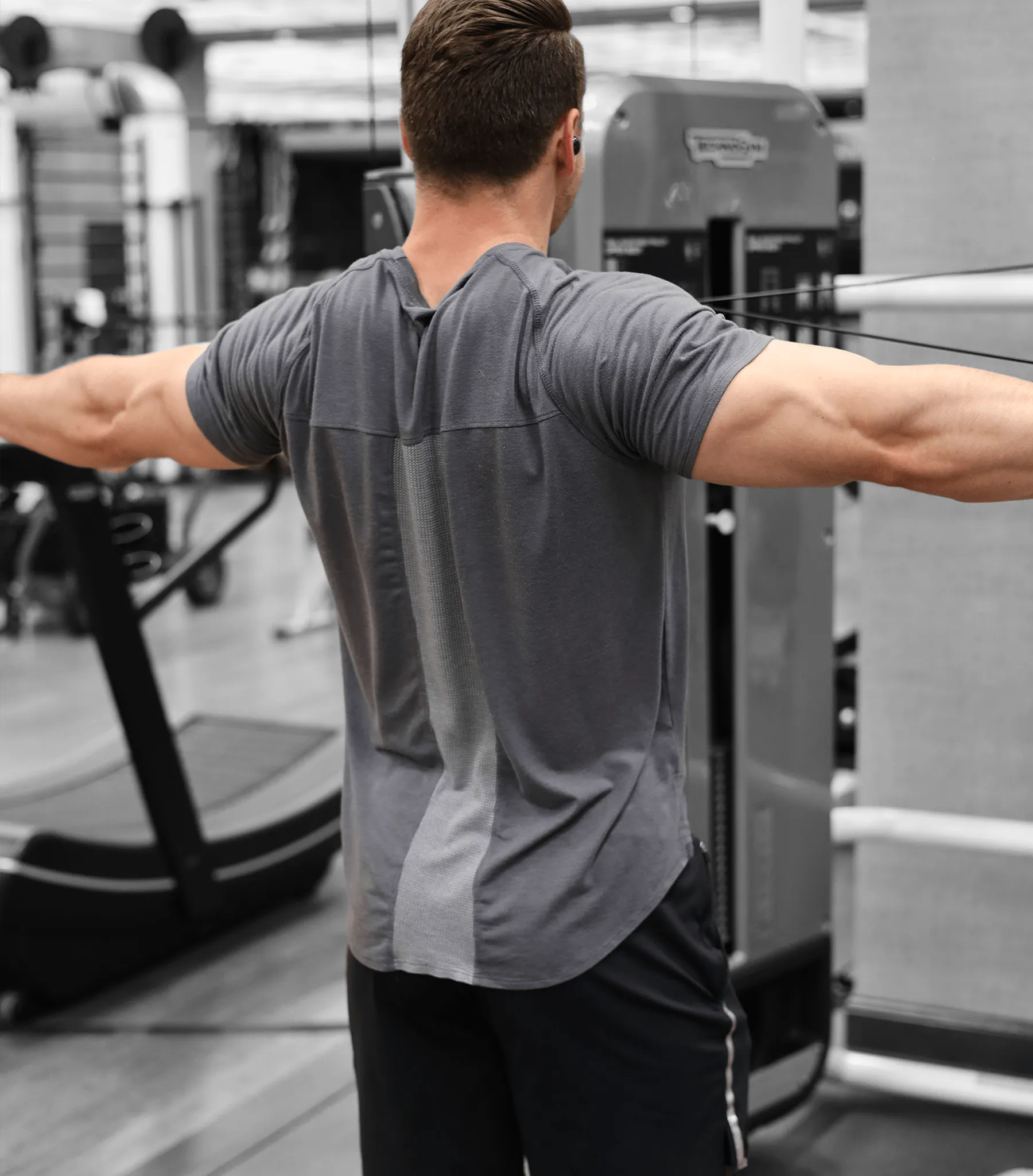 Eucalyptus Mesh Tee - Stone sold by Bamtech product image thumbnail 4