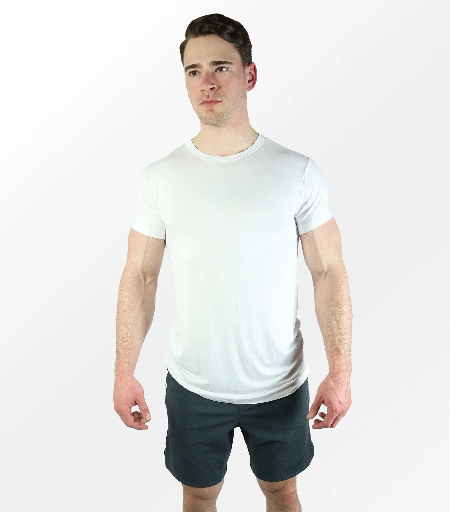 Bamboo Aerotech T-Shirt - White sold by Bamtech product image thumbnail 2