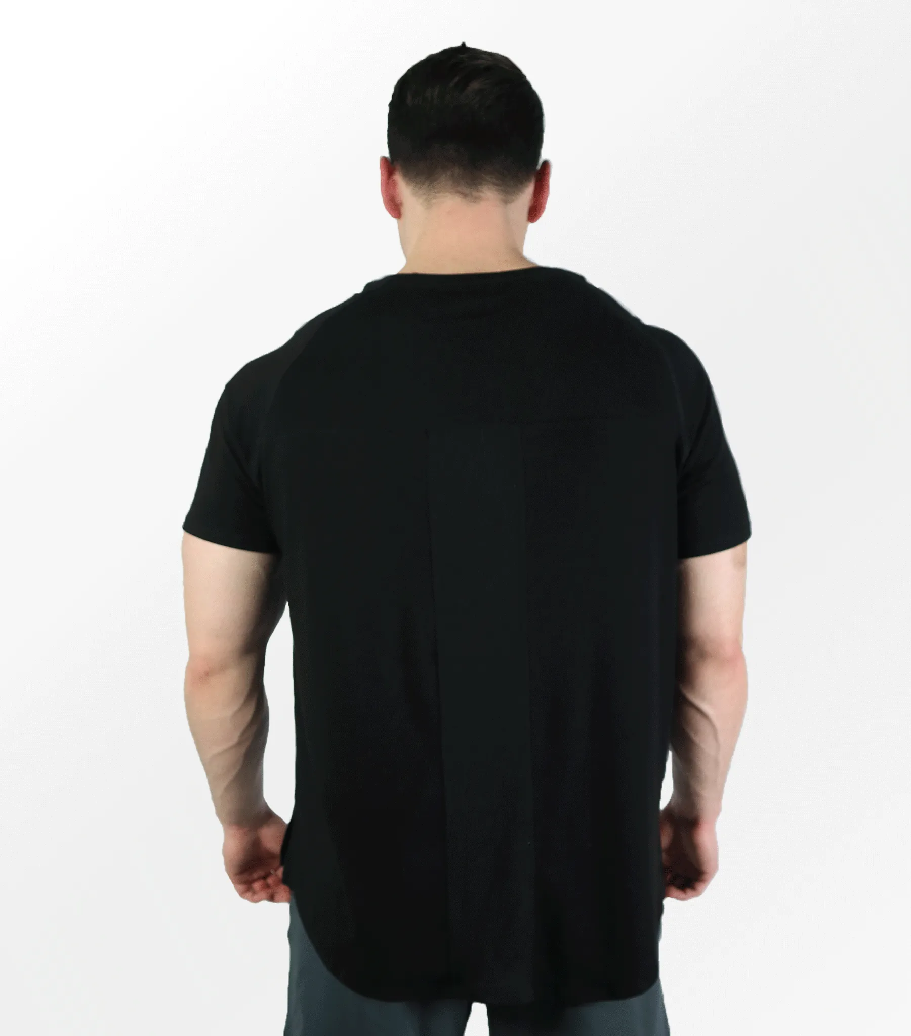 Eucalyptus Mesh Tee - Black sold by Bamtech product image thumbnail 3