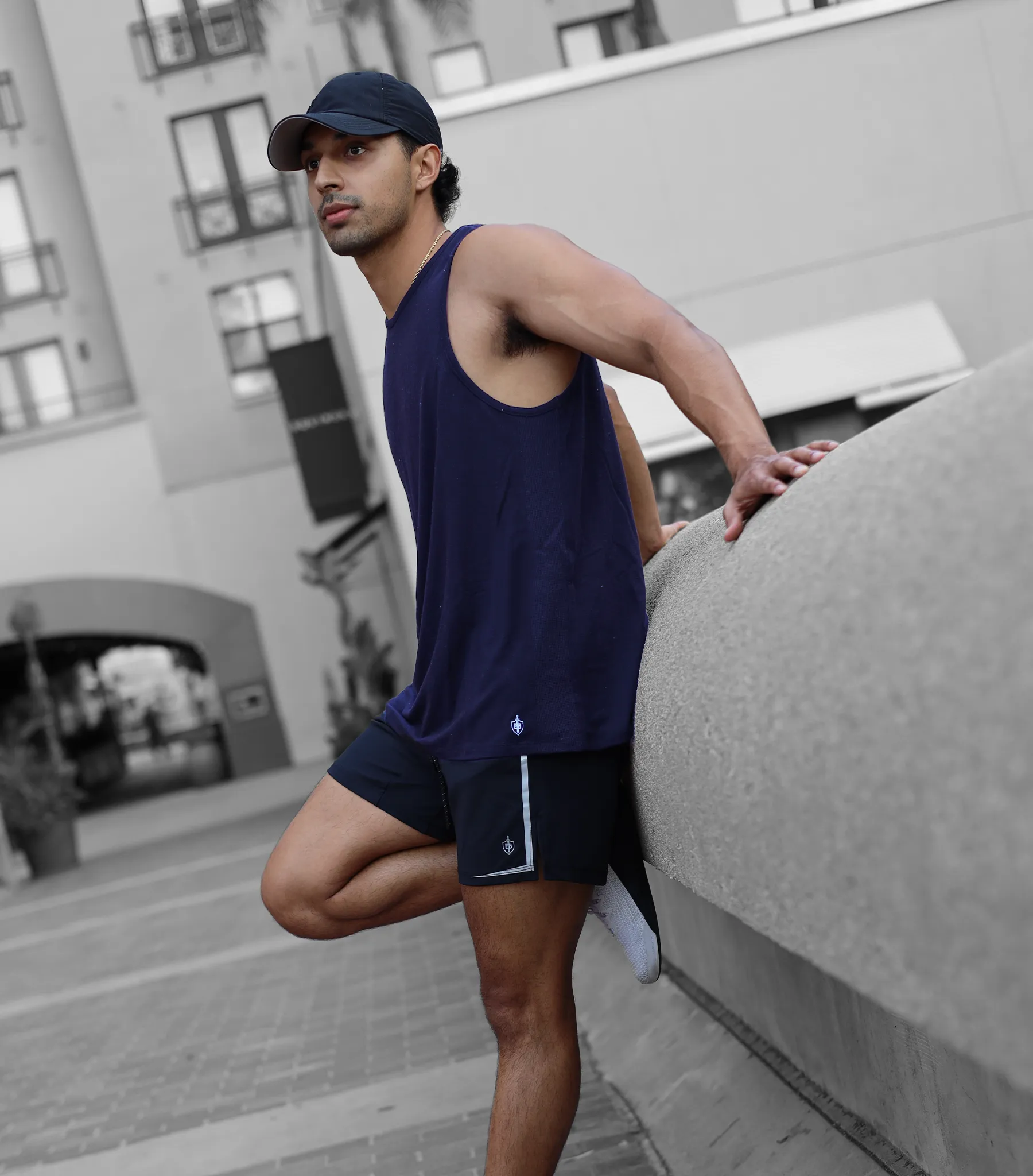 Eucalyptus Performance Tank - Navy sold by Bamtech product image thumbnail 2