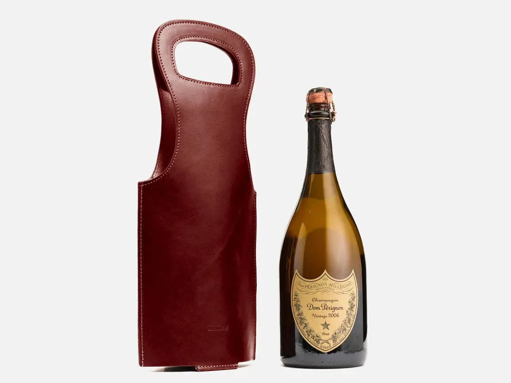 No. 520 Leather Wine Tote sold by Billykirk
