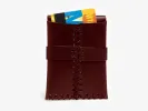 No. 155 Card Case with Flap, Oxblood sold by Billykirk