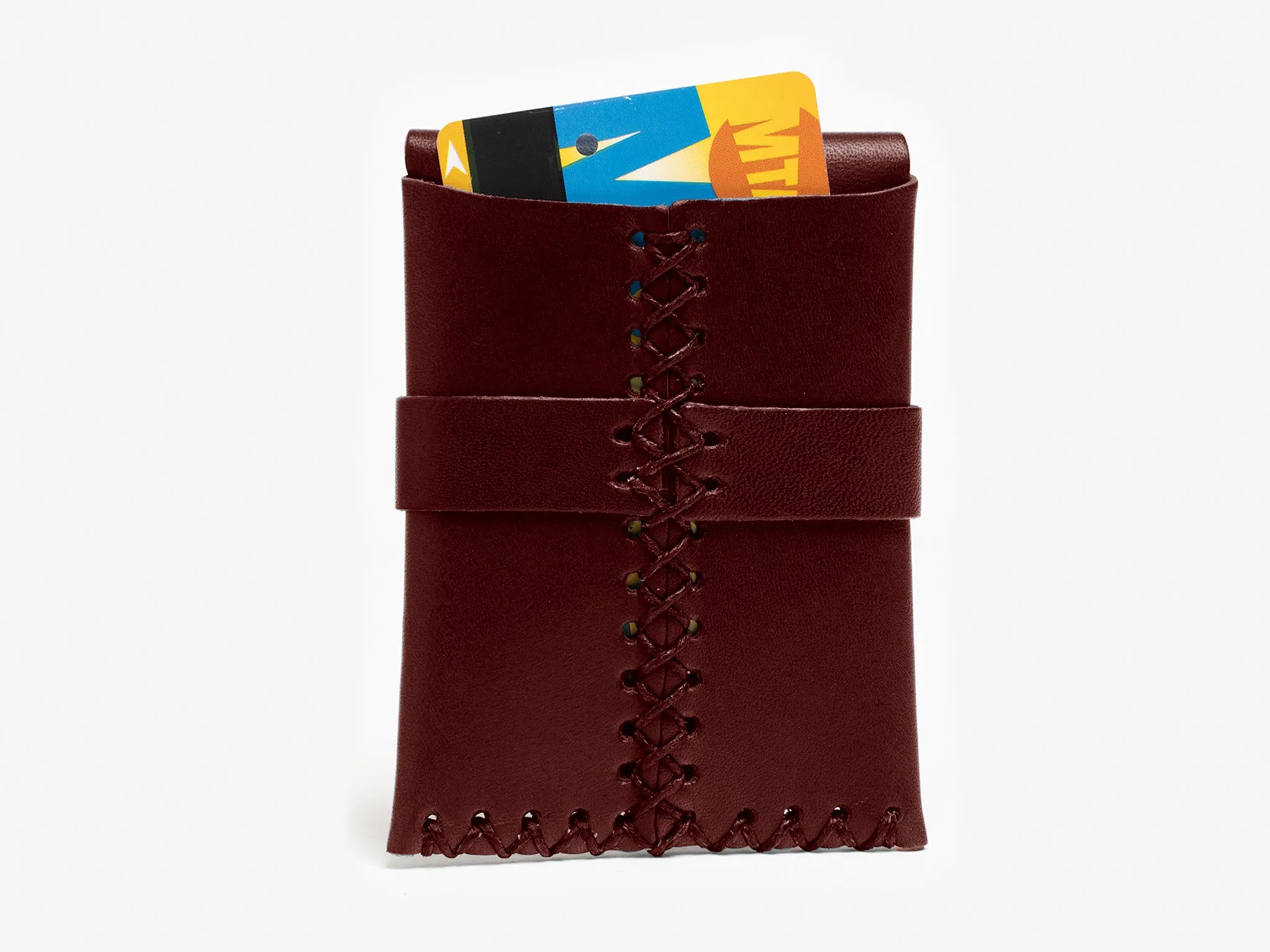 No. 155 Card Case with Flap, Oxblood sold by Billykirk product image thumbnail 2