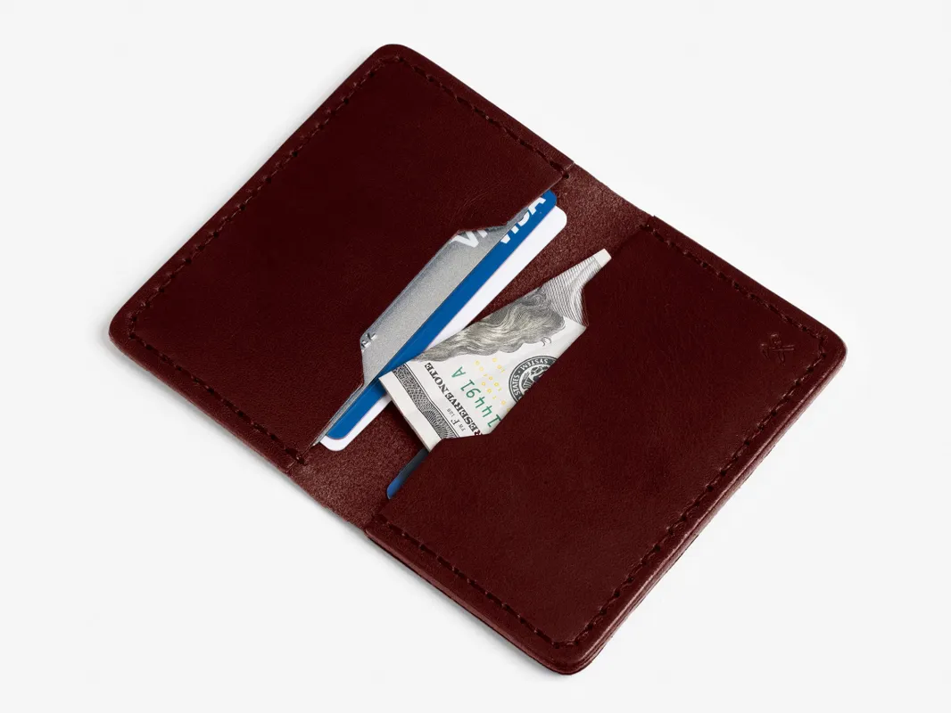No. 427 Bi-Fold Card Case, Oxblood sold by Billykirk