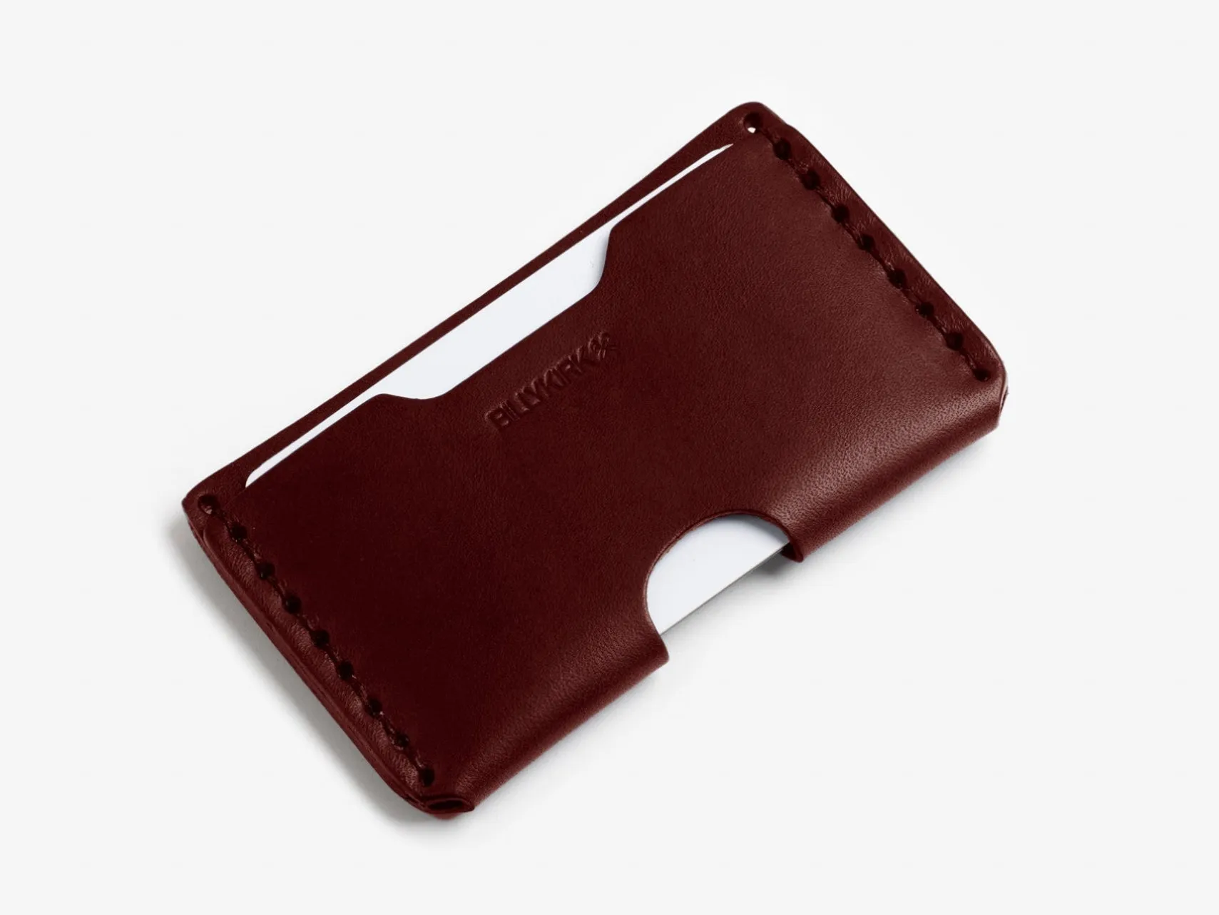 No. 397 Slim Card Case, Oxblood sold by Billykirk