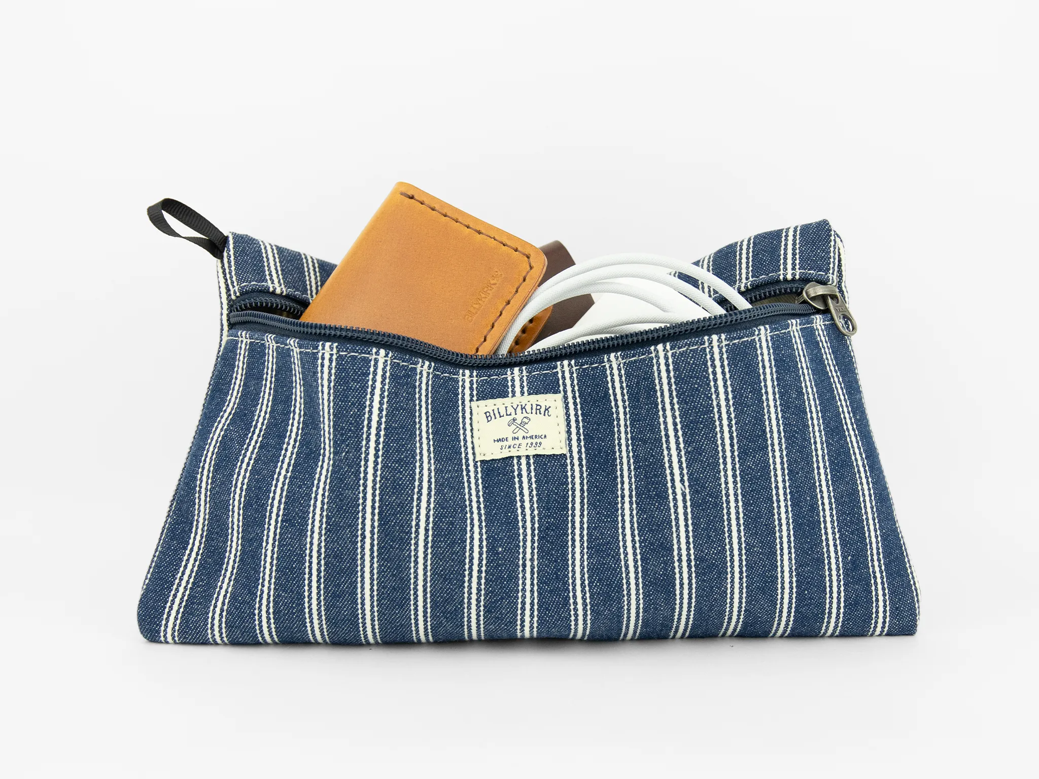 No. 303 Standard Issue Large Pouch, Denim Stripe sold by Billykirk product image thumbnail 2