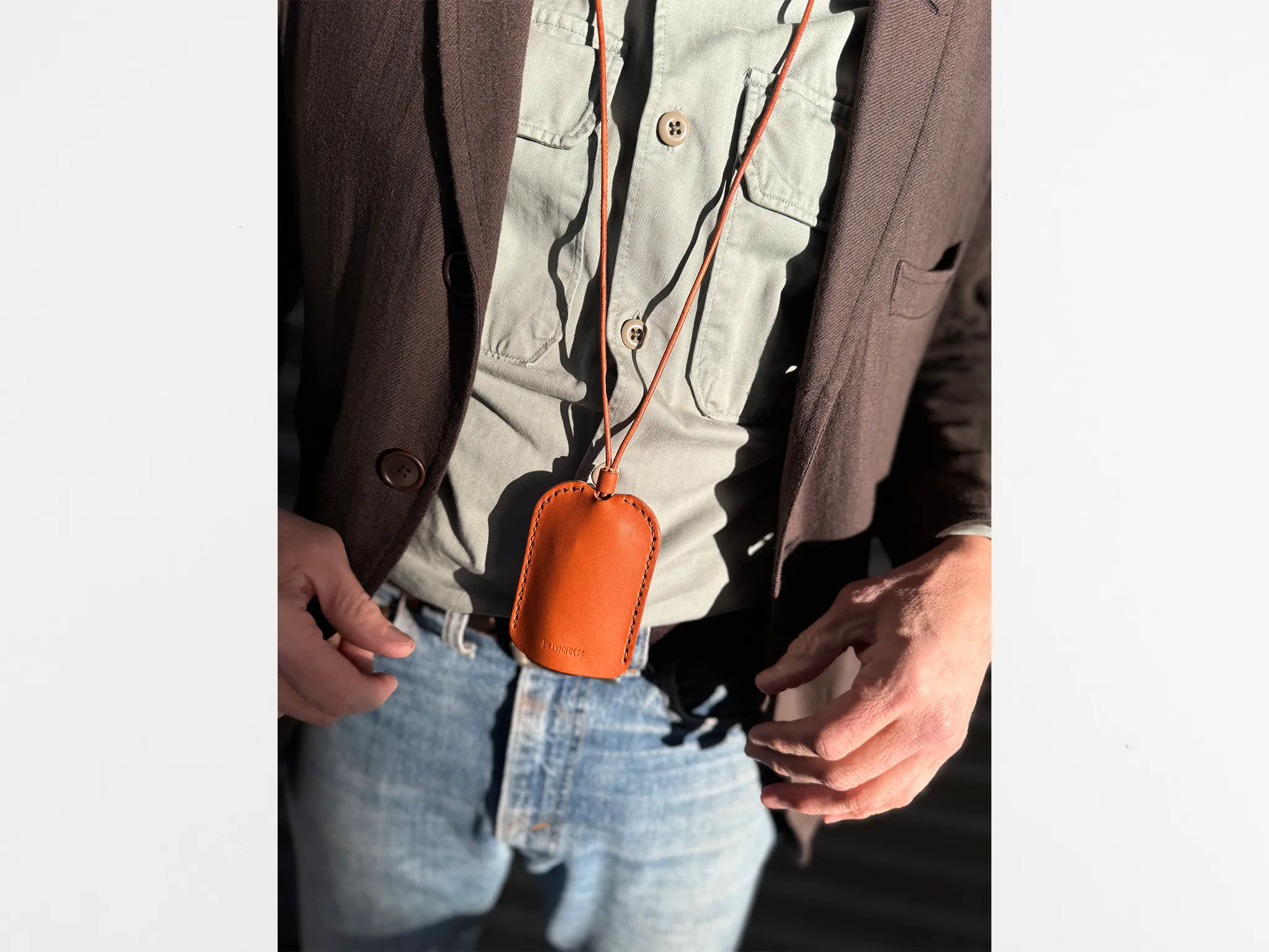 No. 611 Key Case with Lanyard, Hickory sold by Billykirk product image thumbnail 5