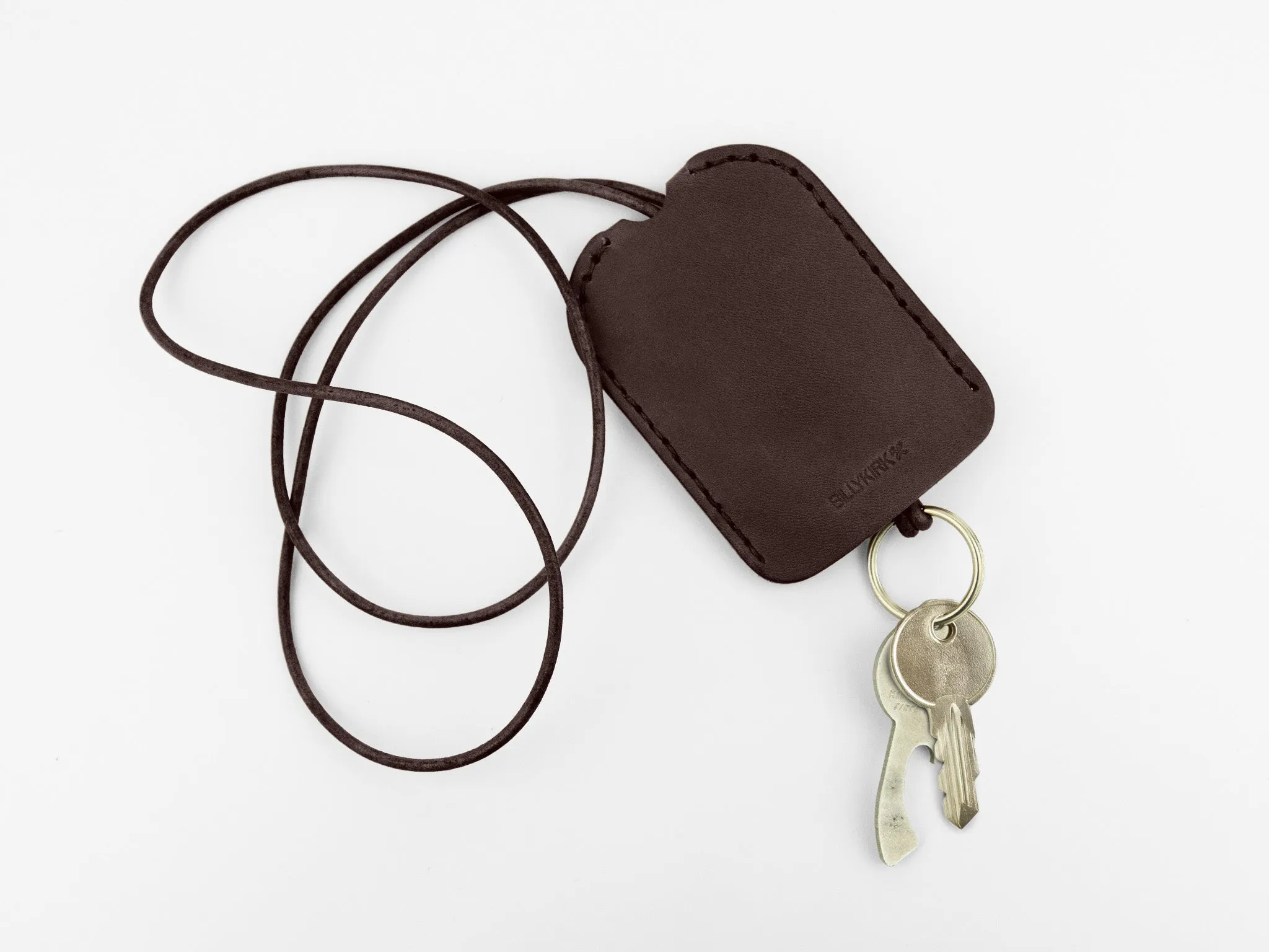 No. 611 Key Case with Lanyard, Brown sold by Billykirk product image thumbnail 4