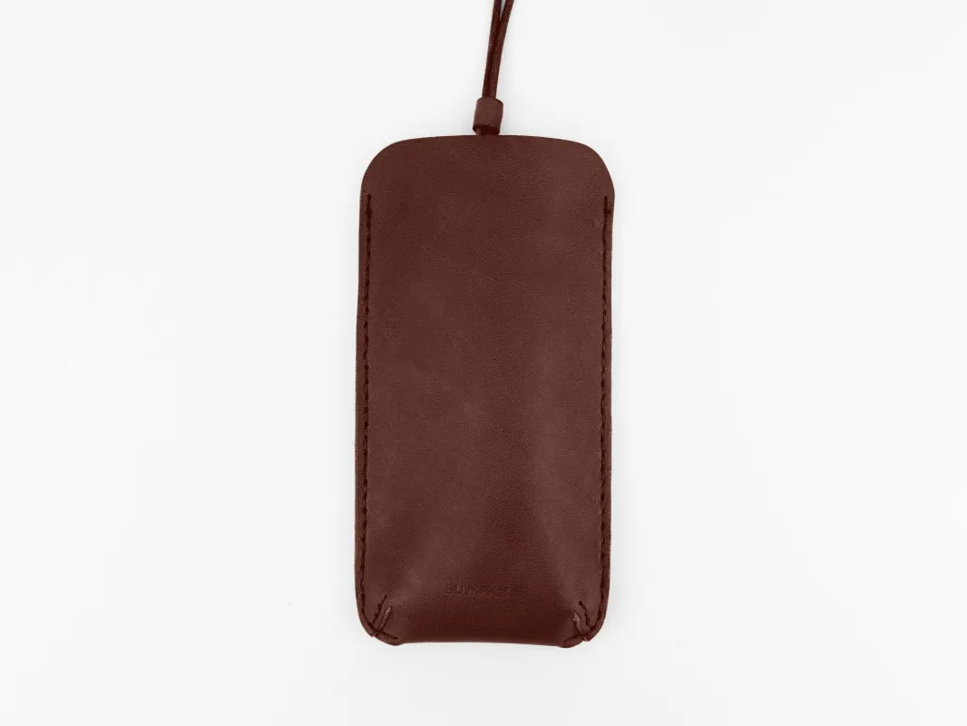 No. 610 Glasses Case with Lanyard, Hickory sold by Billykirk