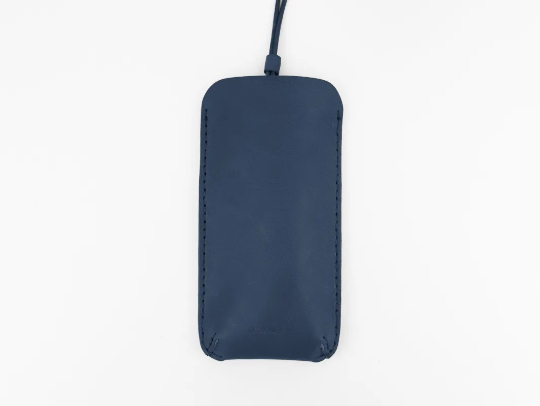 No. 610 Glasses Case with Lanyard, Cobalt sold by Billykirk