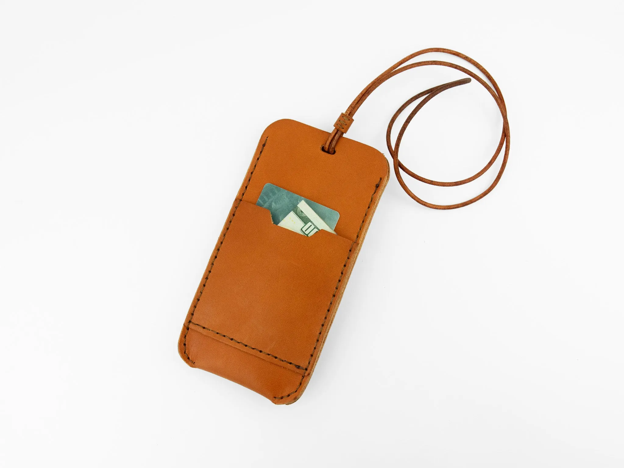 No. 610 Glasses Case with Lanyard, Tan sold by Billykirk product image thumbnail 4