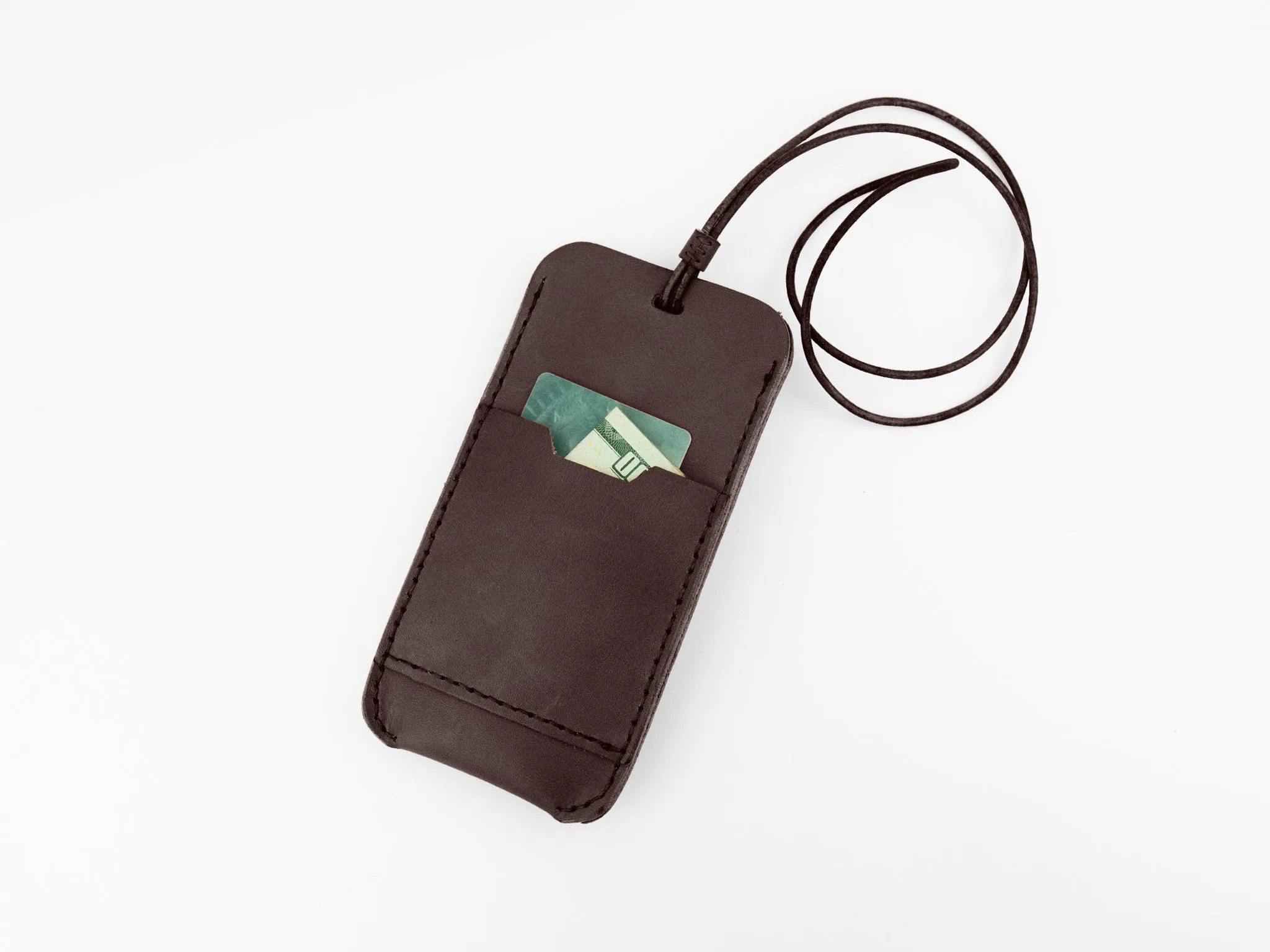 No. 610 Glasses Case with Lanyard, Brown sold by Billykirk product image thumbnail 4