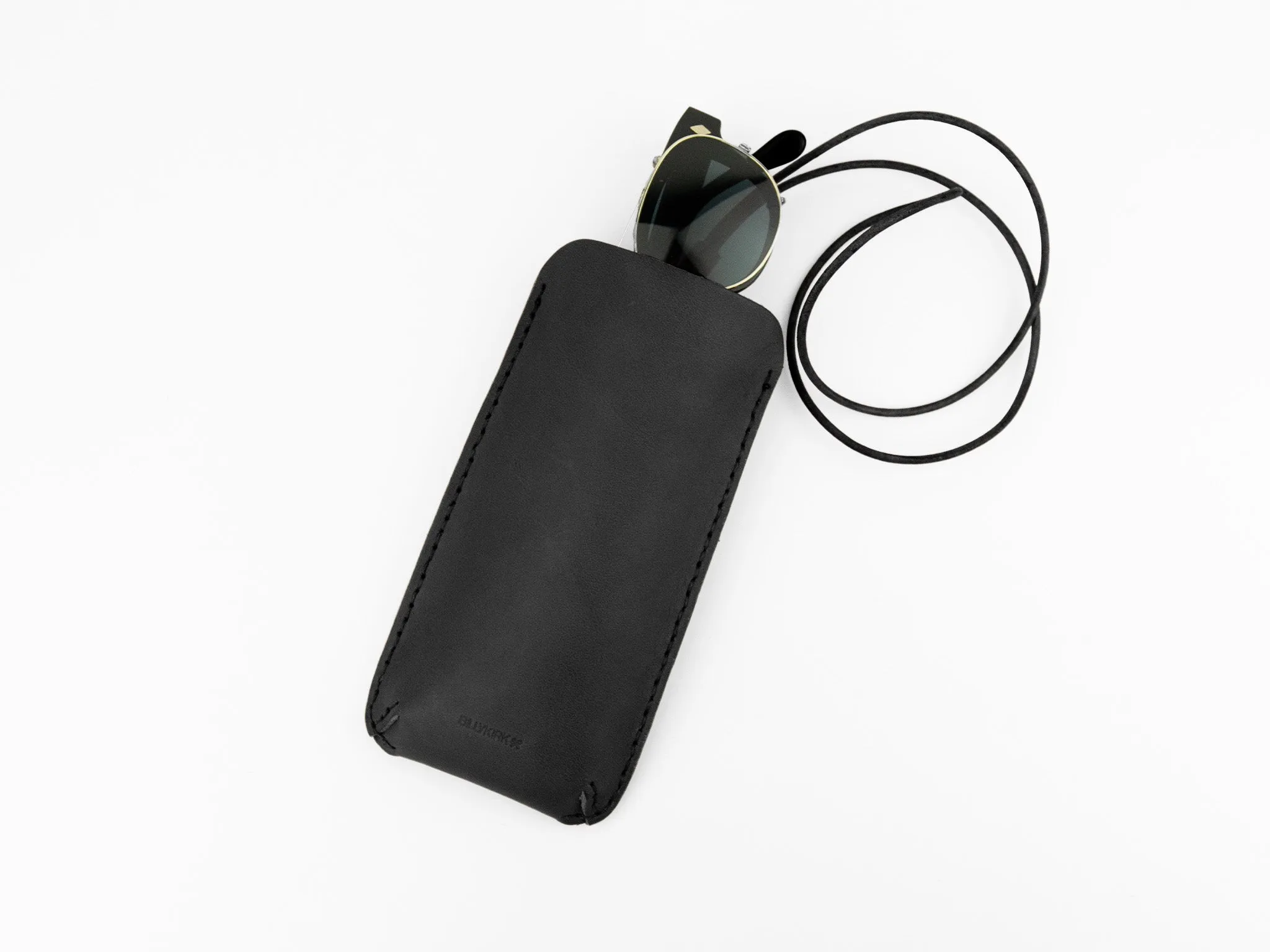 No. 610 Glasses Case with Lanyard, Black sold by Billykirk product image thumbnail 3