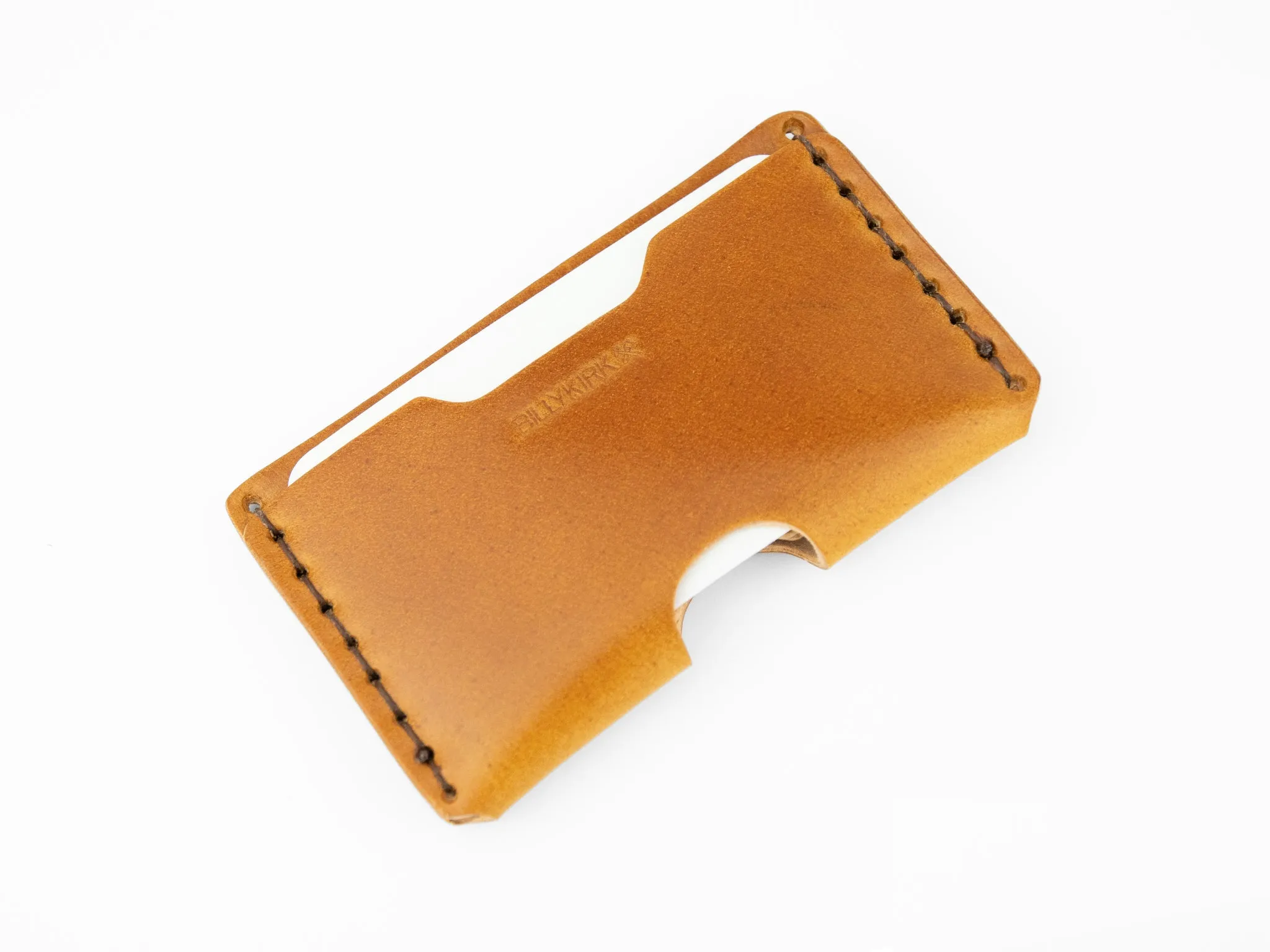 No. 397 Slim Card Case, Tan Cordovan sold by Billykirk