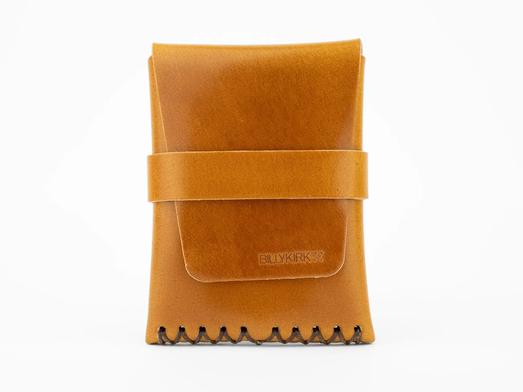 No. 155 Card Case with Flap, Tan Cordovan sold by Billykirk