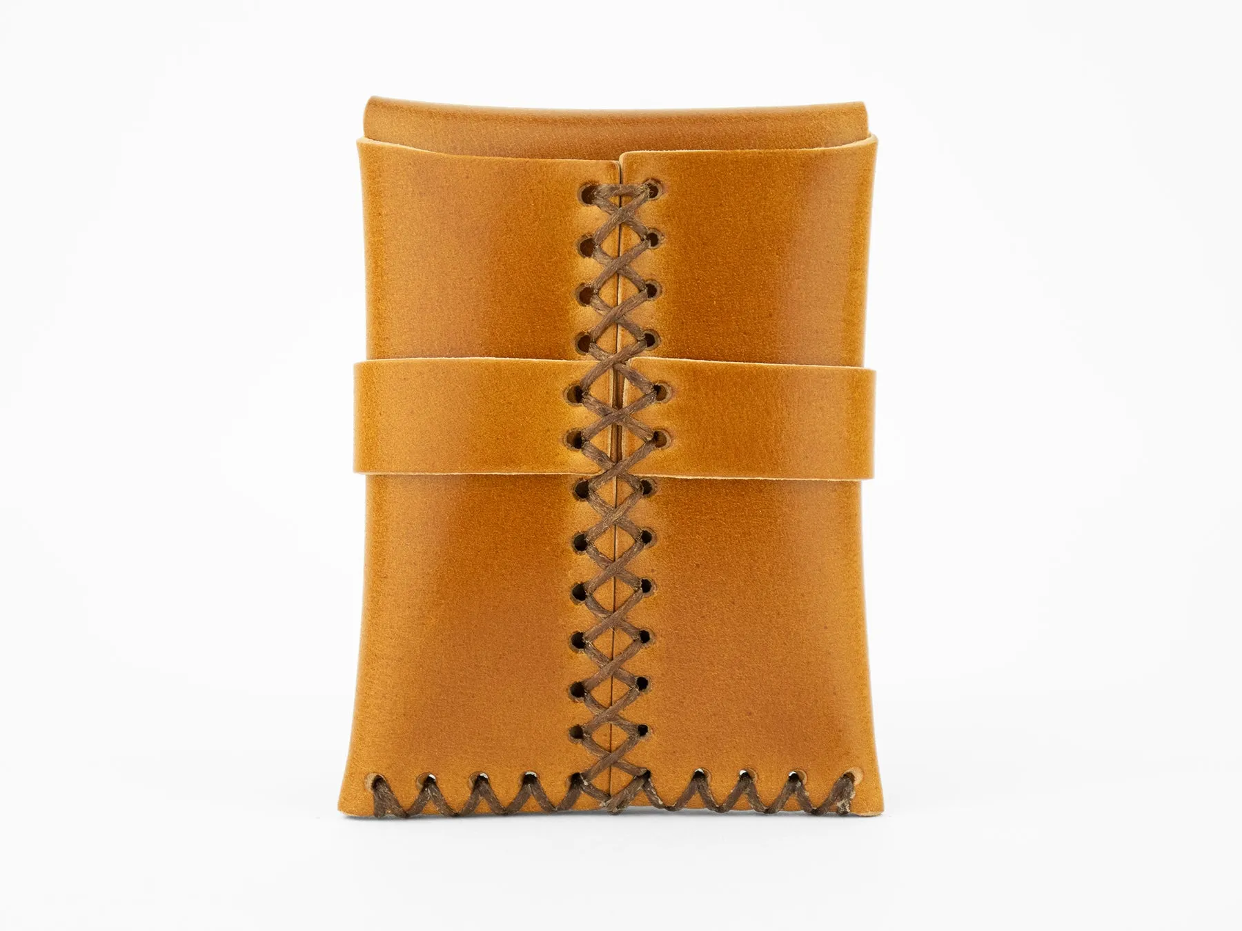 No. 155 Card Case with Flap, Tan Cordovan sold by Billykirk product image thumbnail 2