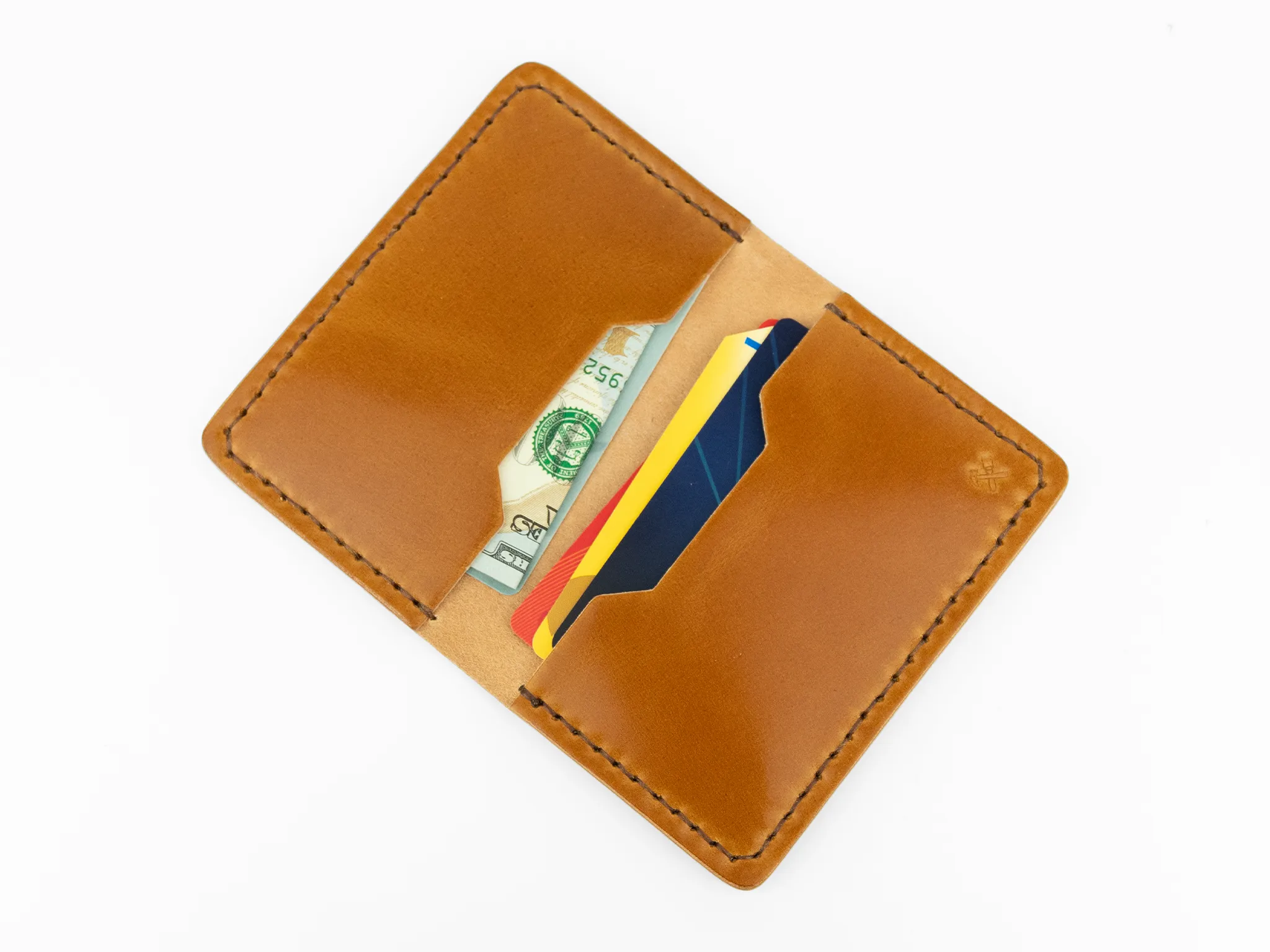 No. 427 Bi-Fold Card Case, Tan Cordovan sold by Billykirk