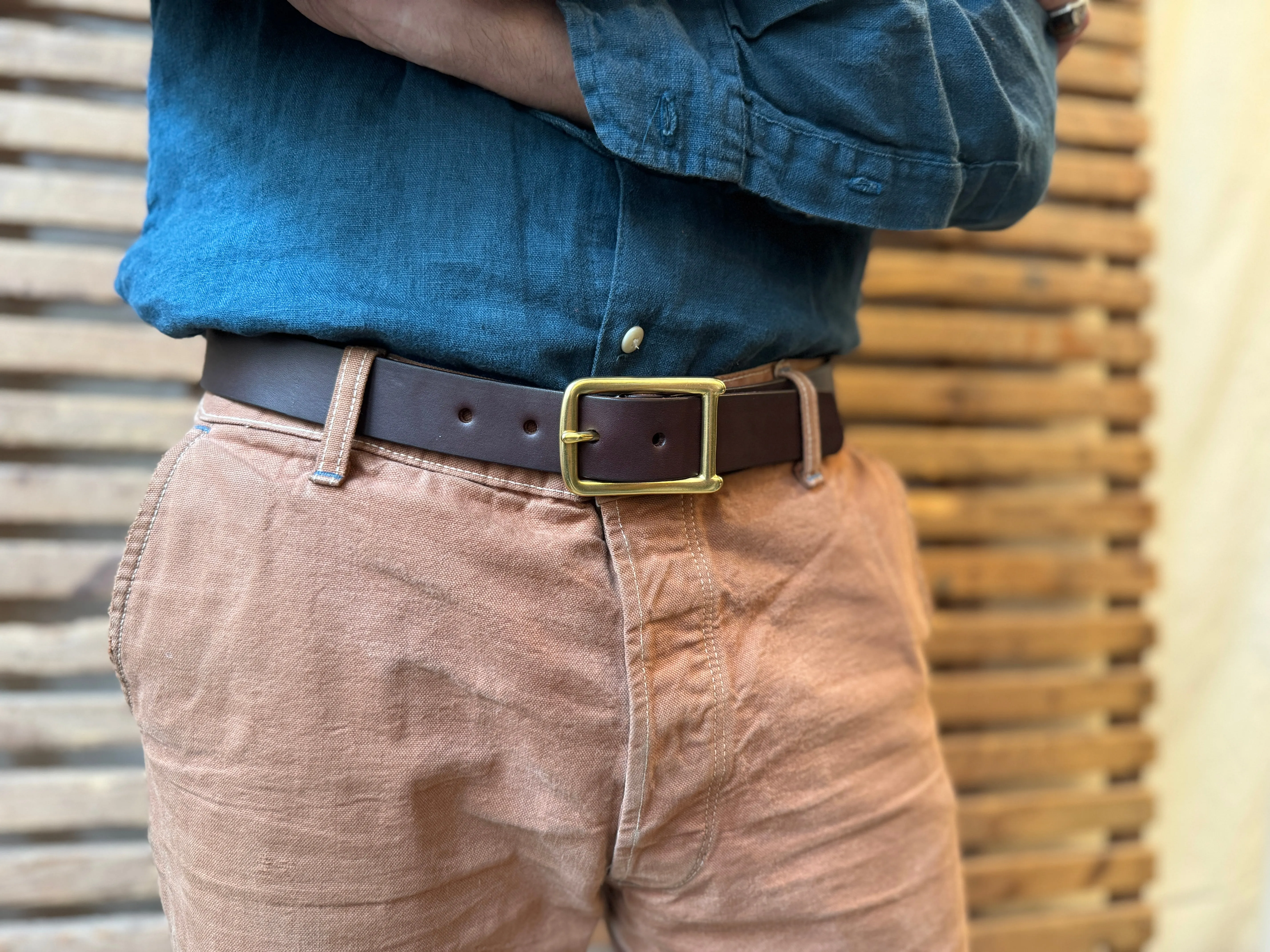No. 640 Founders Buckle Belt, Dark Brown sold by Billykirk product image thumbnail 5