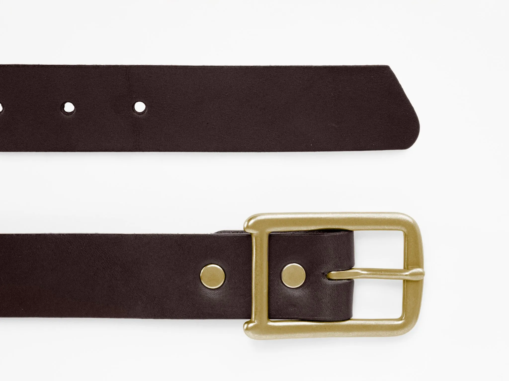 No. 640 Founders Buckle Belt, Dark Brown sold by Billykirk product image thumbnail 4