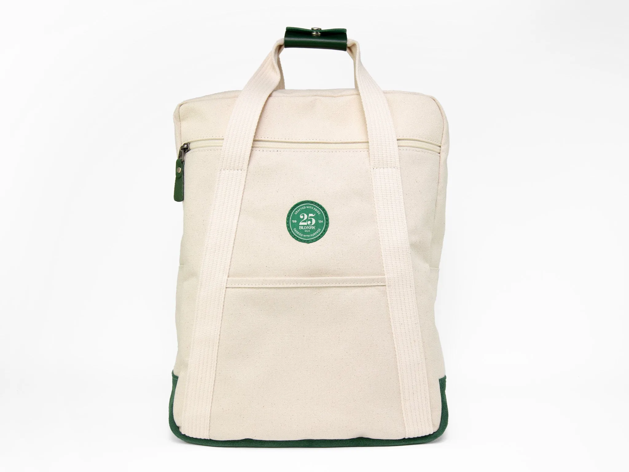 No. 609 25-Year Anniversary Standard Issue Backpack Tote, Natural Canvas sold by Billykirk product image thumbnail 2