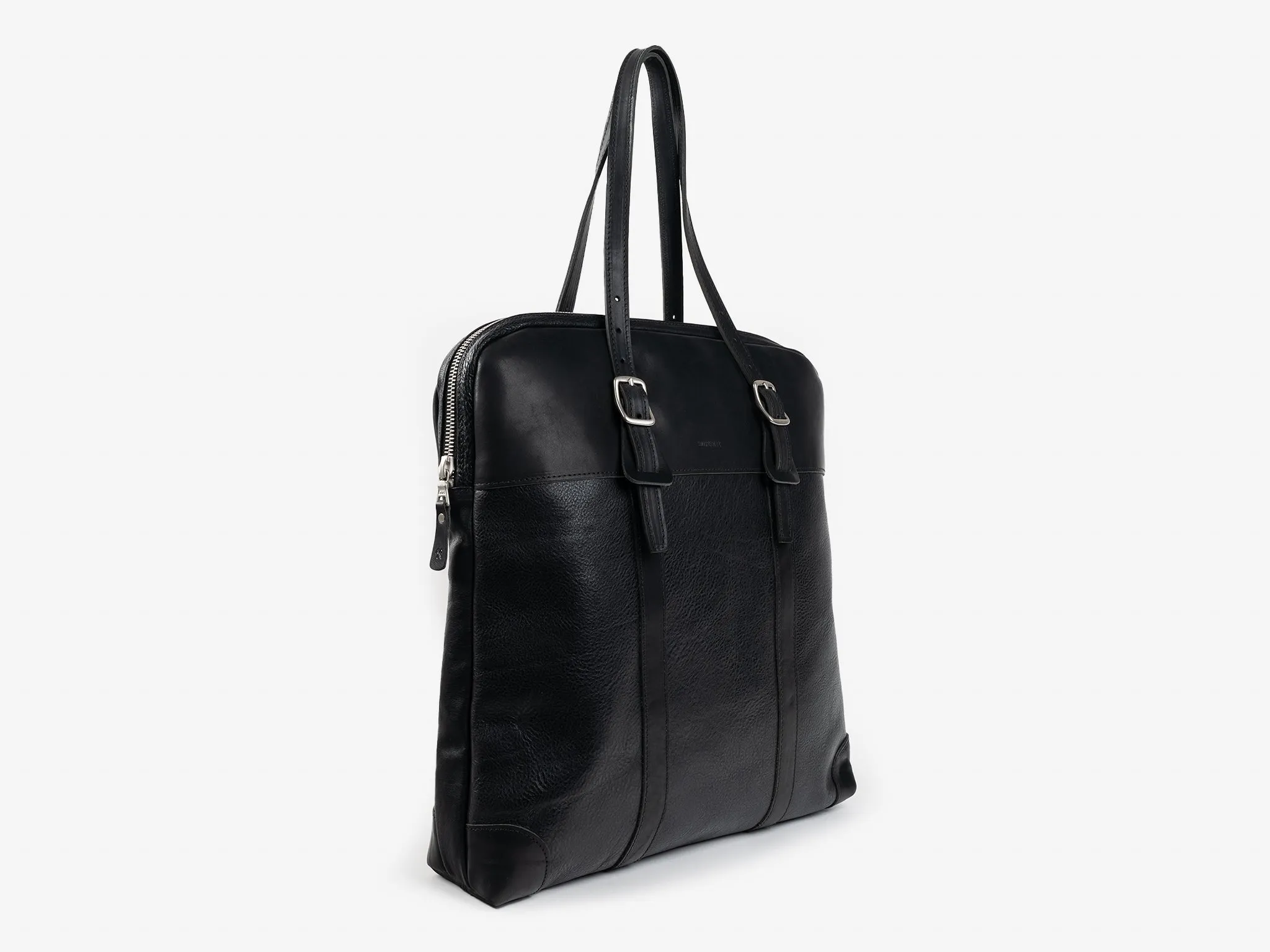 No. 635 Leather Tote Briefcase, Black sold by Billykirk product image thumbnail 2