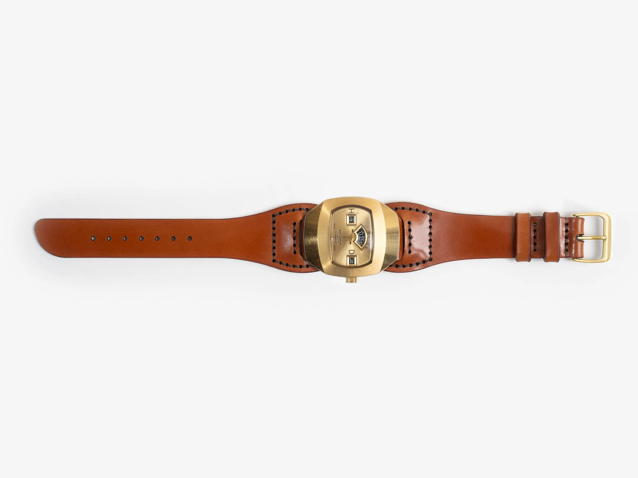 No. 631 Hourglass Watch Strap, Tan Cordovan sold by Billykirk product image thumbnail 3