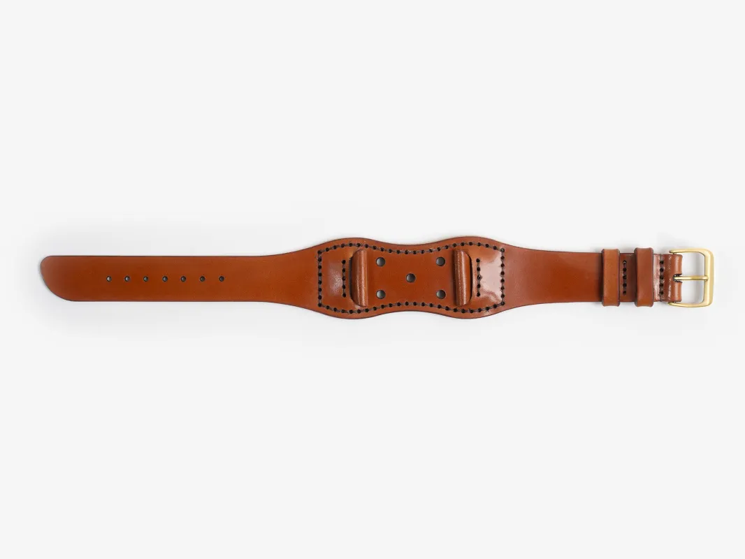 No. 631 Hourglass Watch Strap, Tan Cordovan sold by Billykirk