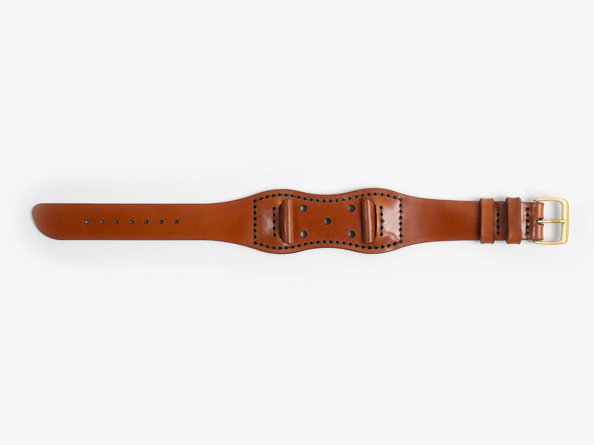 No. 631 Hourglass Watch Strap, Tan Cordovan sold by Billykirk