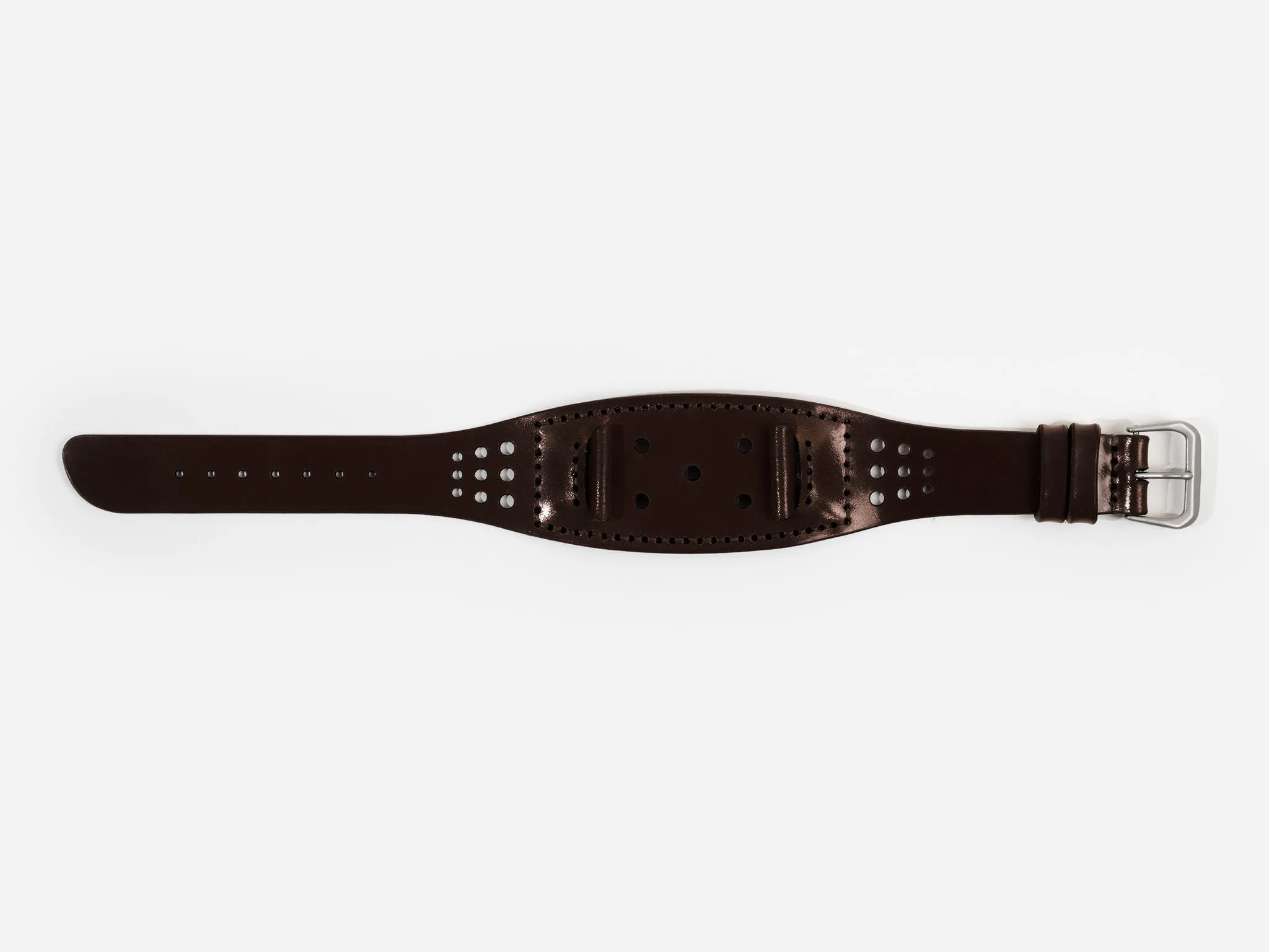 No. 630 Rally Watch Strap, Dark Brown Cordovan sold by Billykirk
