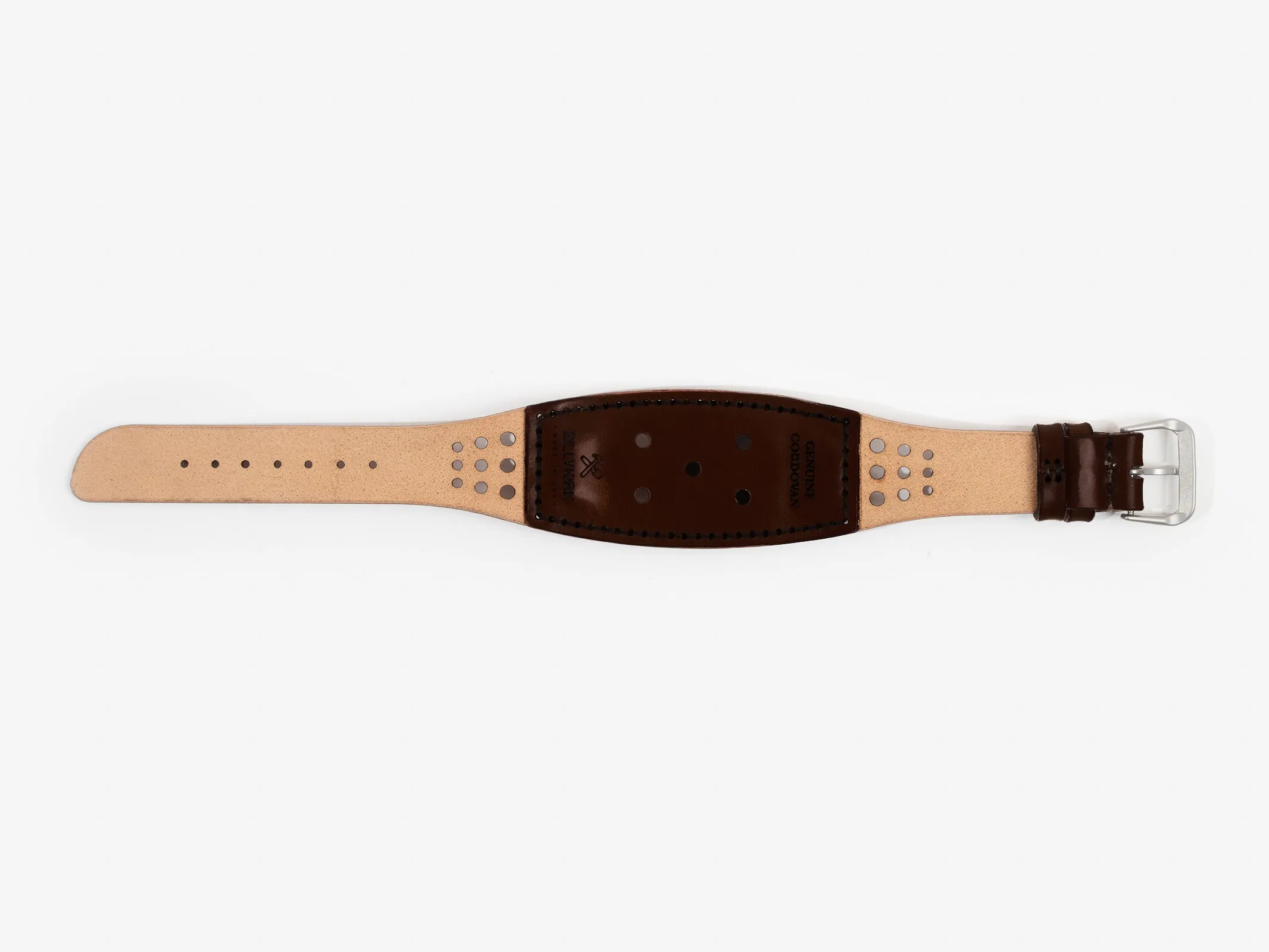 No. 630 Rally Watch Strap, Dark Brown Cordovan sold by Billykirk product image thumbnail 2