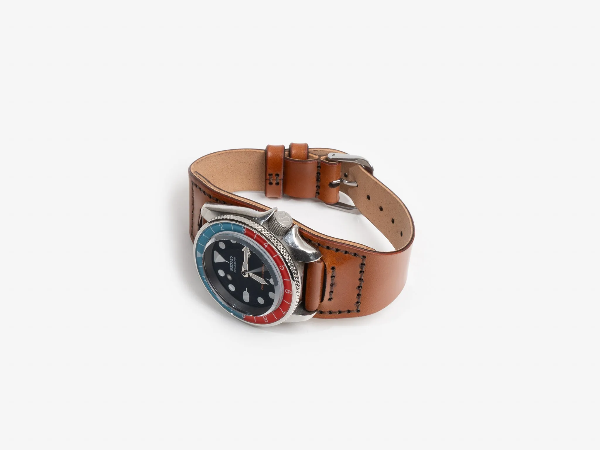 No. 629 Classic Watch Strap, Tan Cordovan sold by Billykirk product image thumbnail 4