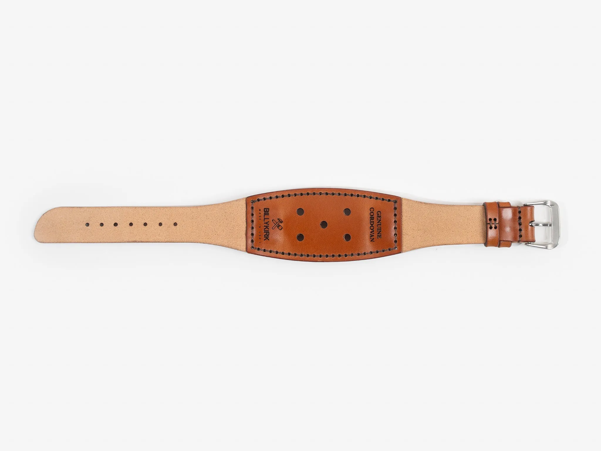 No. 629 Classic Watch Strap, Tan Cordovan sold by Billykirk product image thumbnail 2