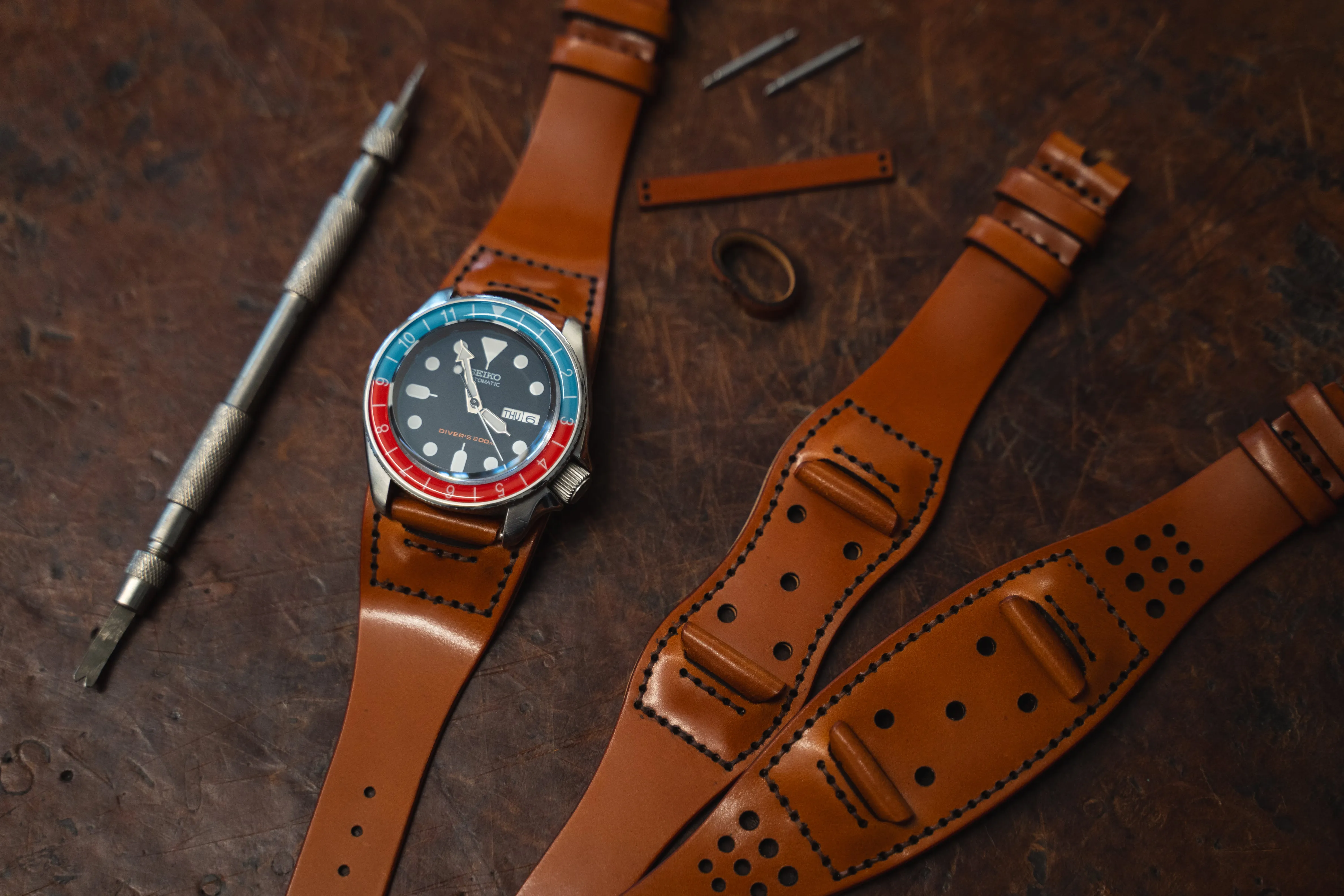 No. 629 Classic Watch Strap, Tan Cordovan sold by Billykirk product image thumbnail 5