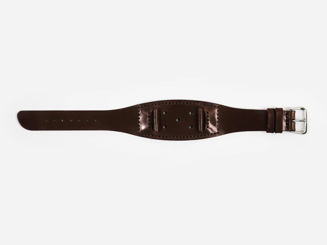 No. 629 Classic Watch Strap, Dark Brown Cordovan sold by Billykirk