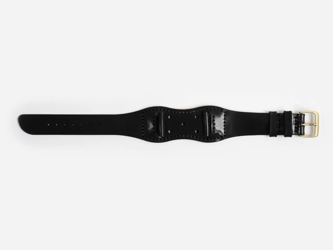 No. 631 Hourglass Watch Strap, Onyx Cordovan sold by Billykirk