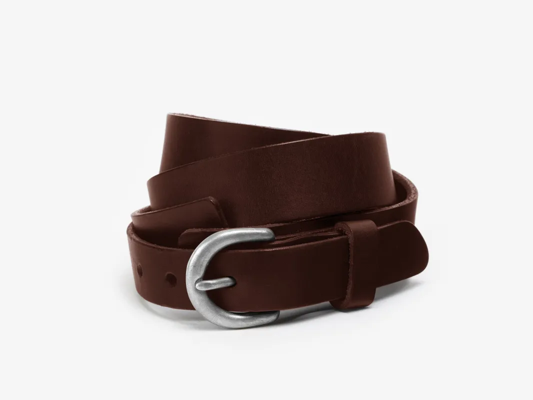 No. 222 Harness Buckle Belt, Hickory sold by Billykirk