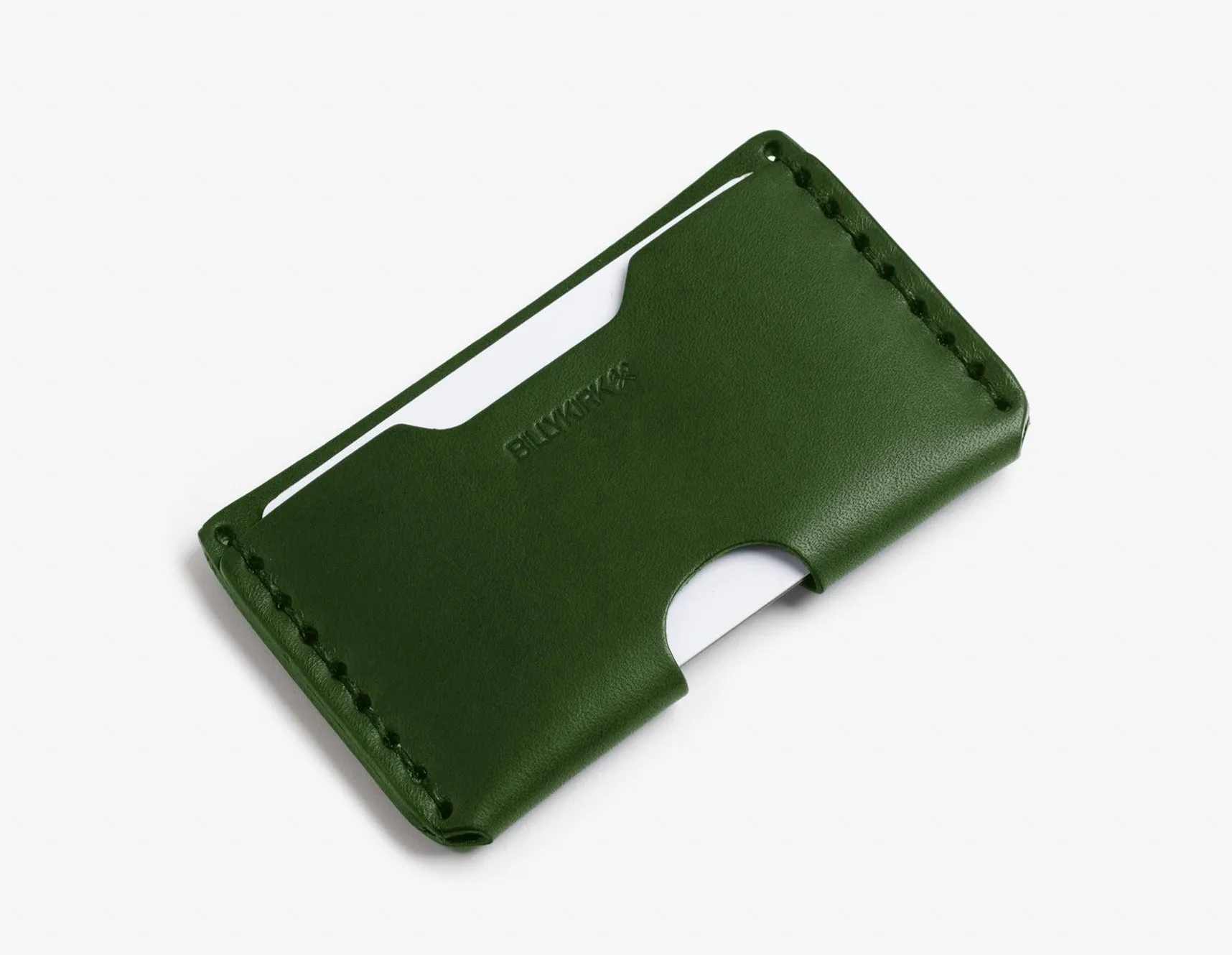No. 397 Slim Card Case, Green sold by Billykirk