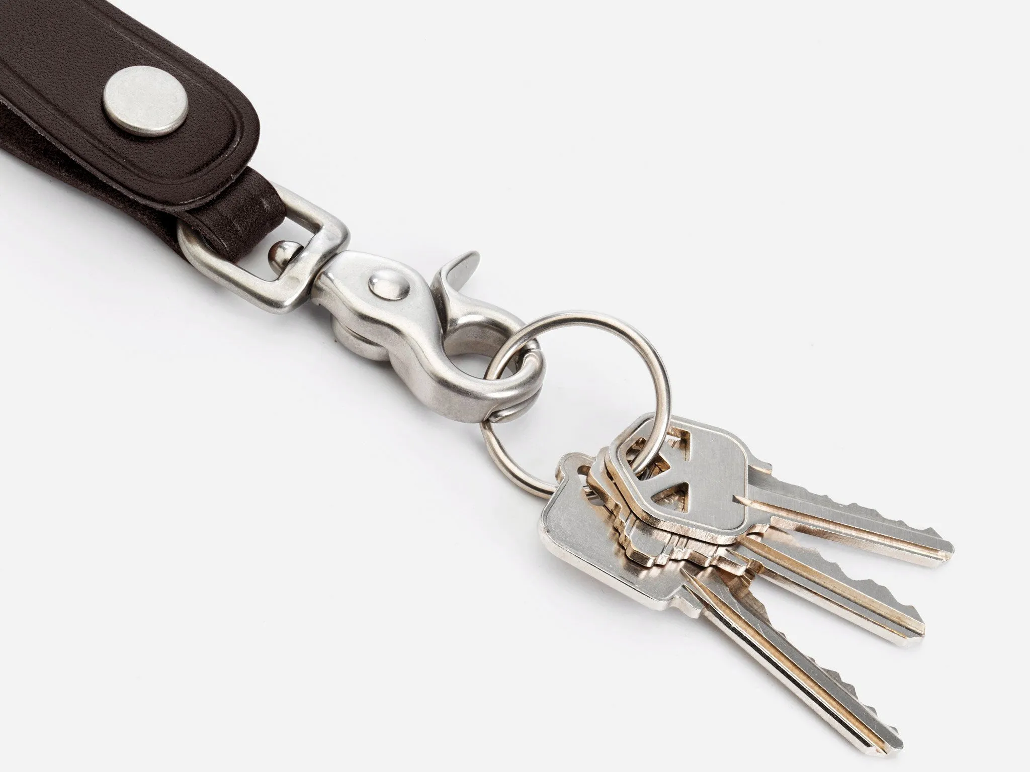 No. 240 Trucker Key Fob, Dark Brown sold by Billykirk product image thumbnail 3