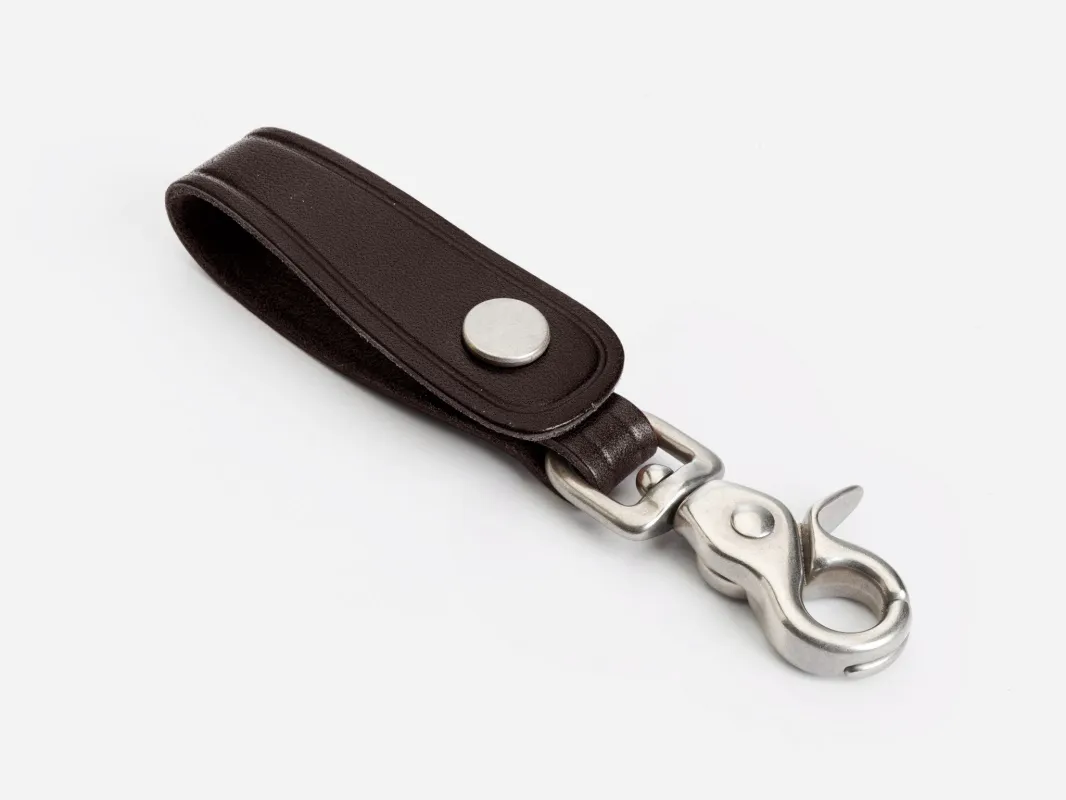 No. 240 Trucker Key Fob, Dark Brown sold by Billykirk