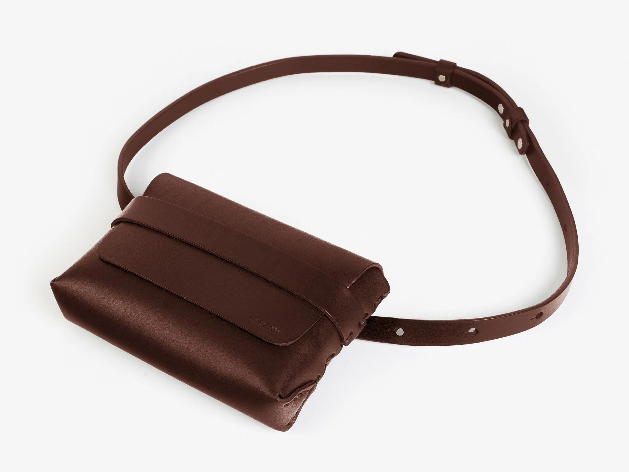 No. 603 Leather Crossbody & Belt Pouch, Hickory sold by Billykirk product image thumbnail 2