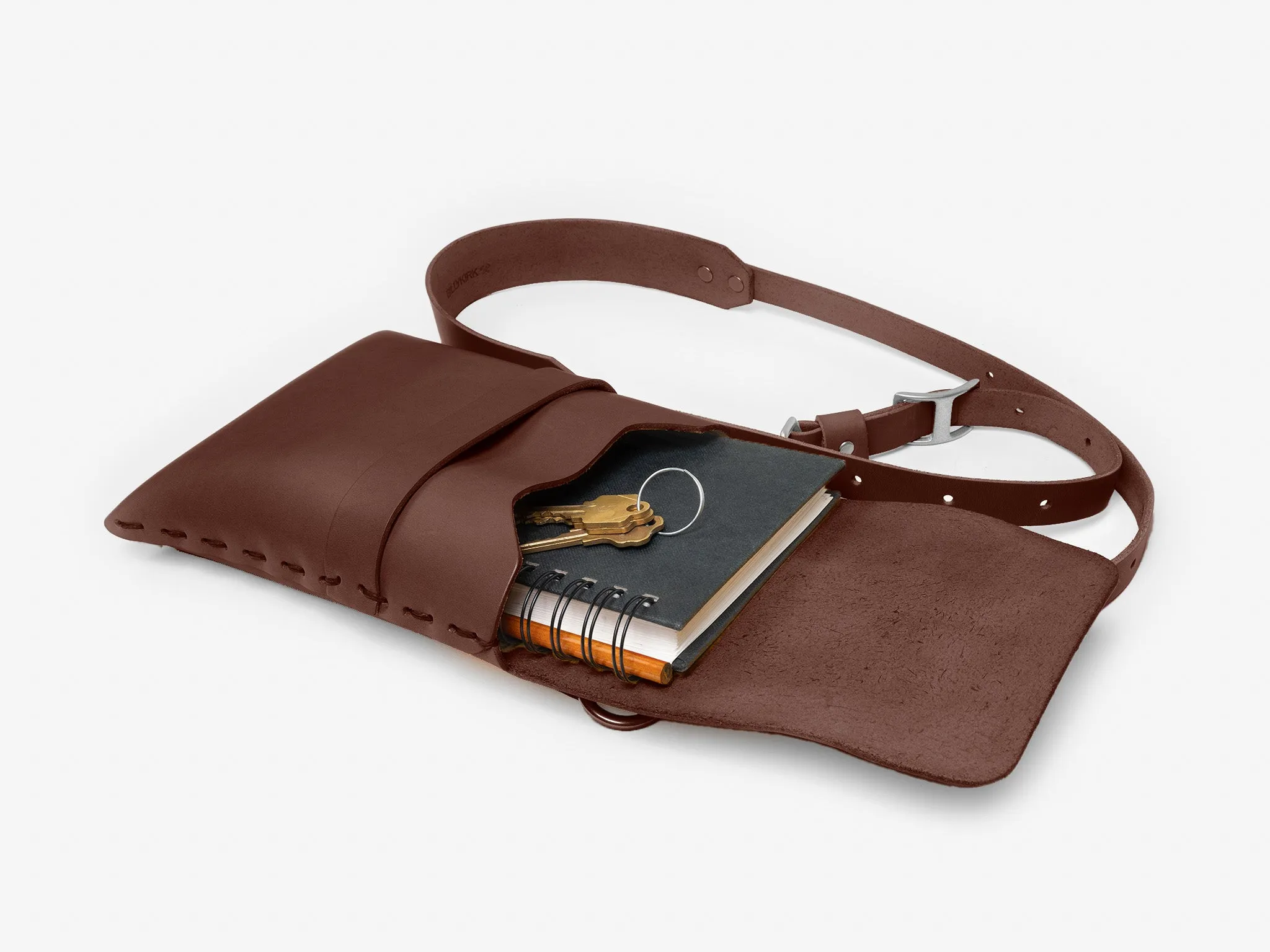 No. 123 Shoulder Pouch, Hickory sold by Billykirk product image thumbnail 4