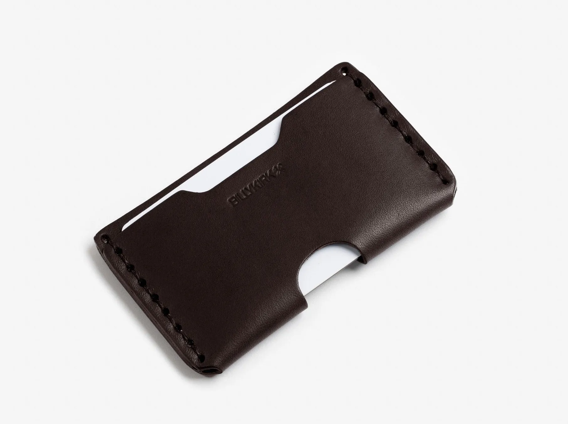 No. 397 Slim Card Case, Dark Brown sold by Billykirk