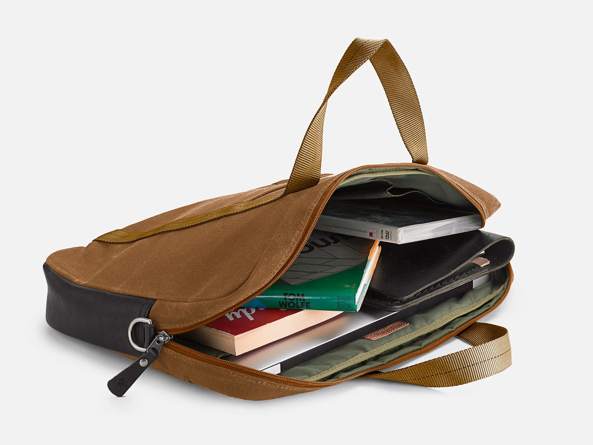 No. 508 Standard Issue Slim Briefcase, Brush Brown sold by Billykirk product image thumbnail 5