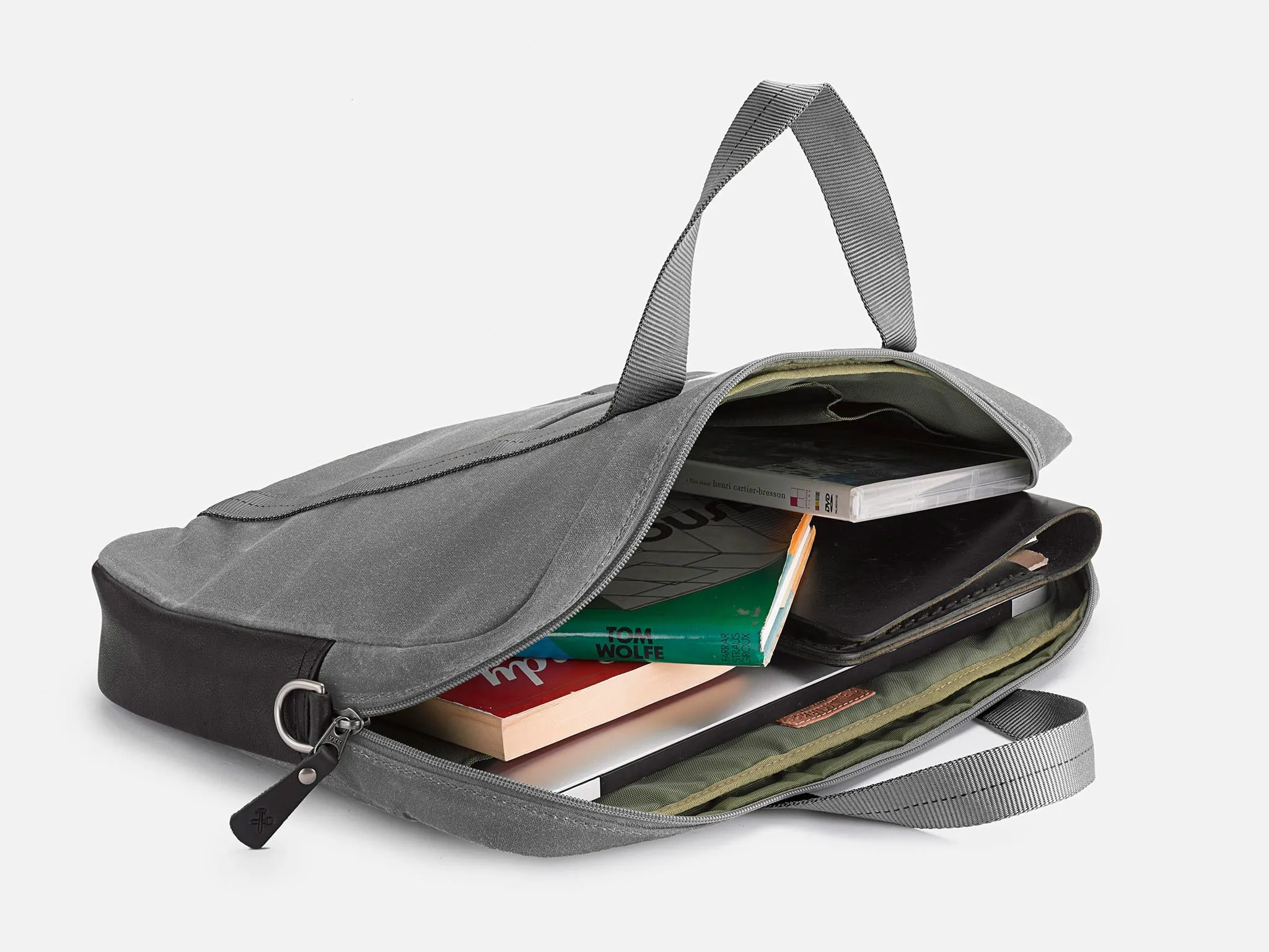 No. 508 Standard Issue Slim Briefcase, Ash sold by Billykirk product image thumbnail 5